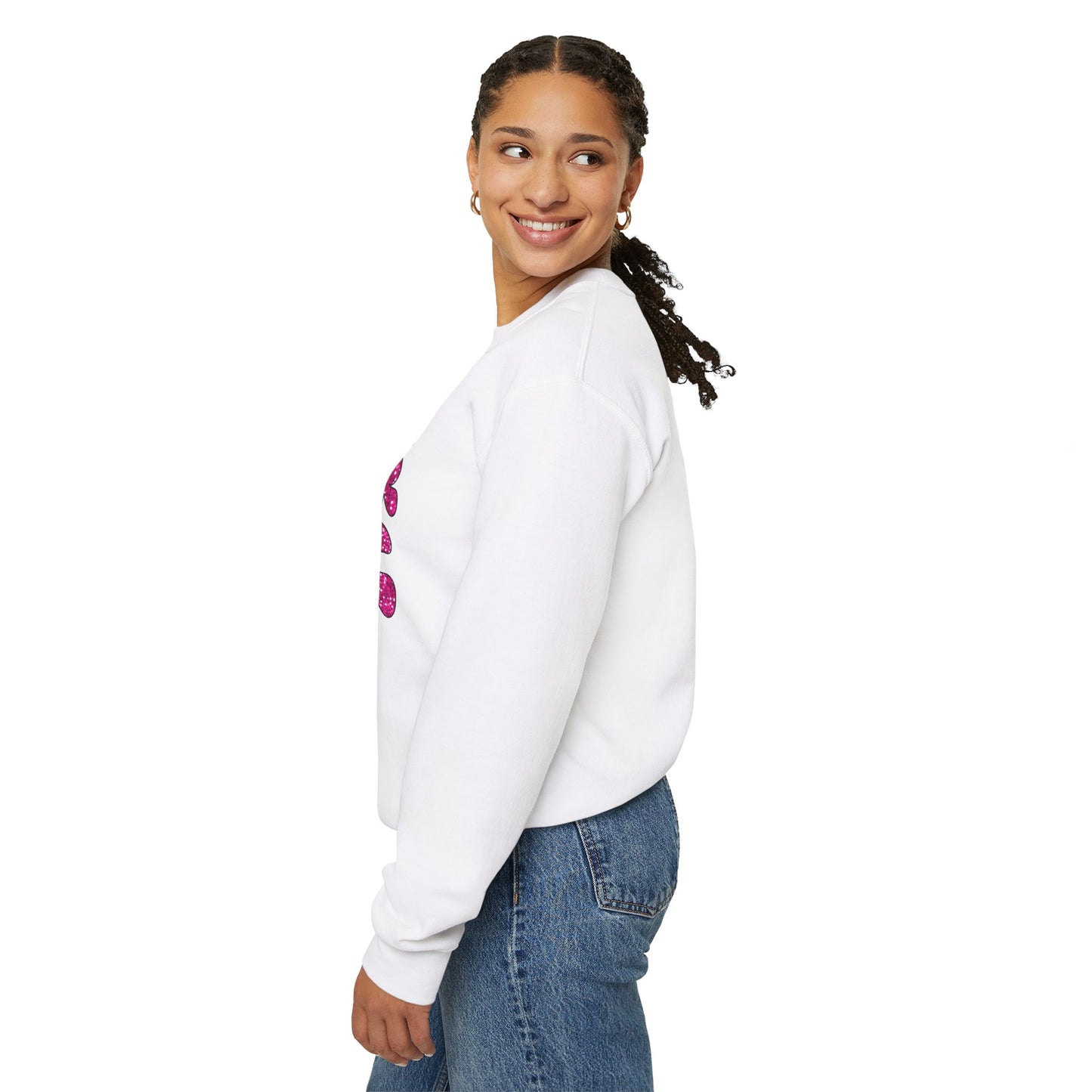 Breast Cancer Awareness Crewneck Sweatshirt | Wear Pink In October