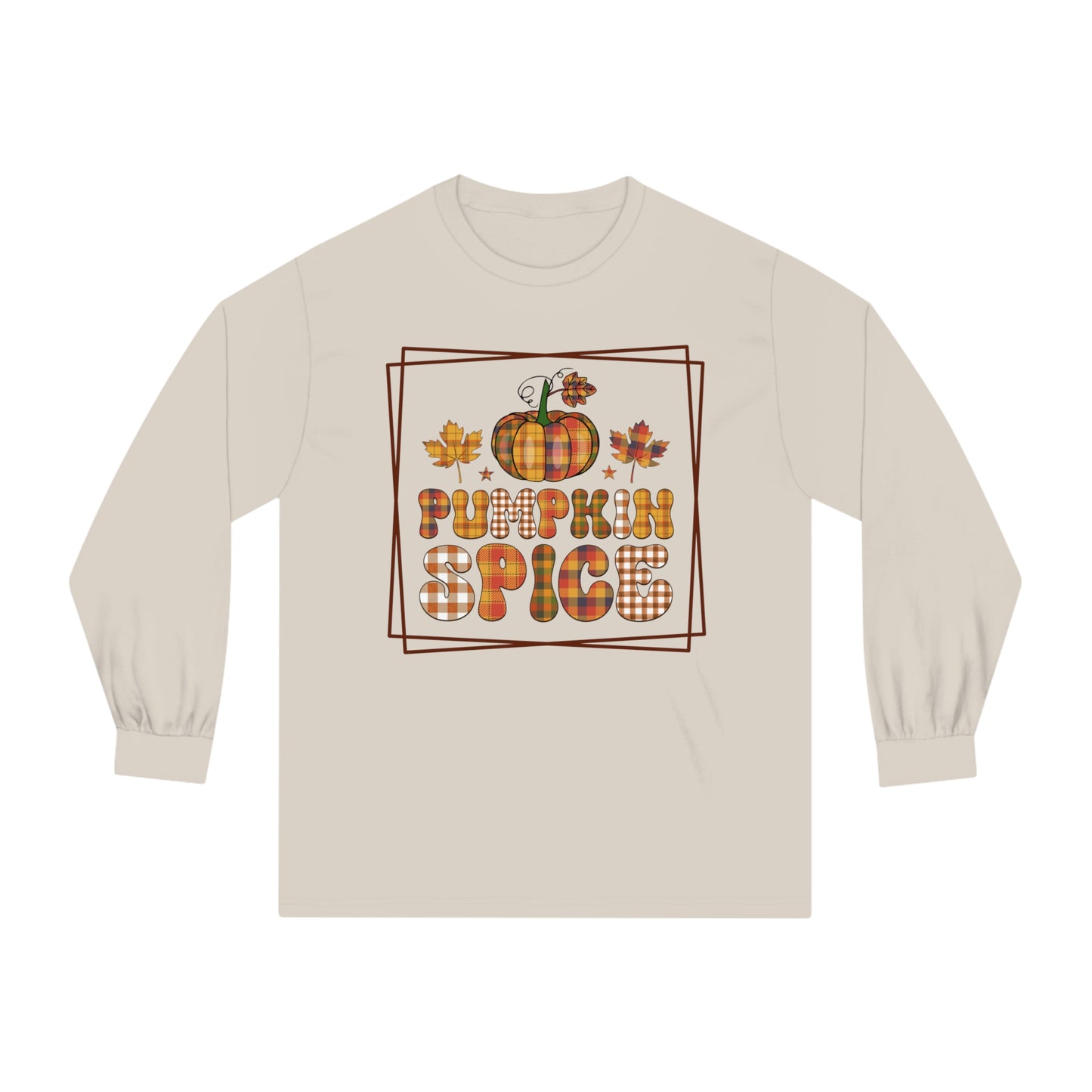 Fall Pumpkin Spice Cozy Colors Long Sleeve Shirt - Brand63