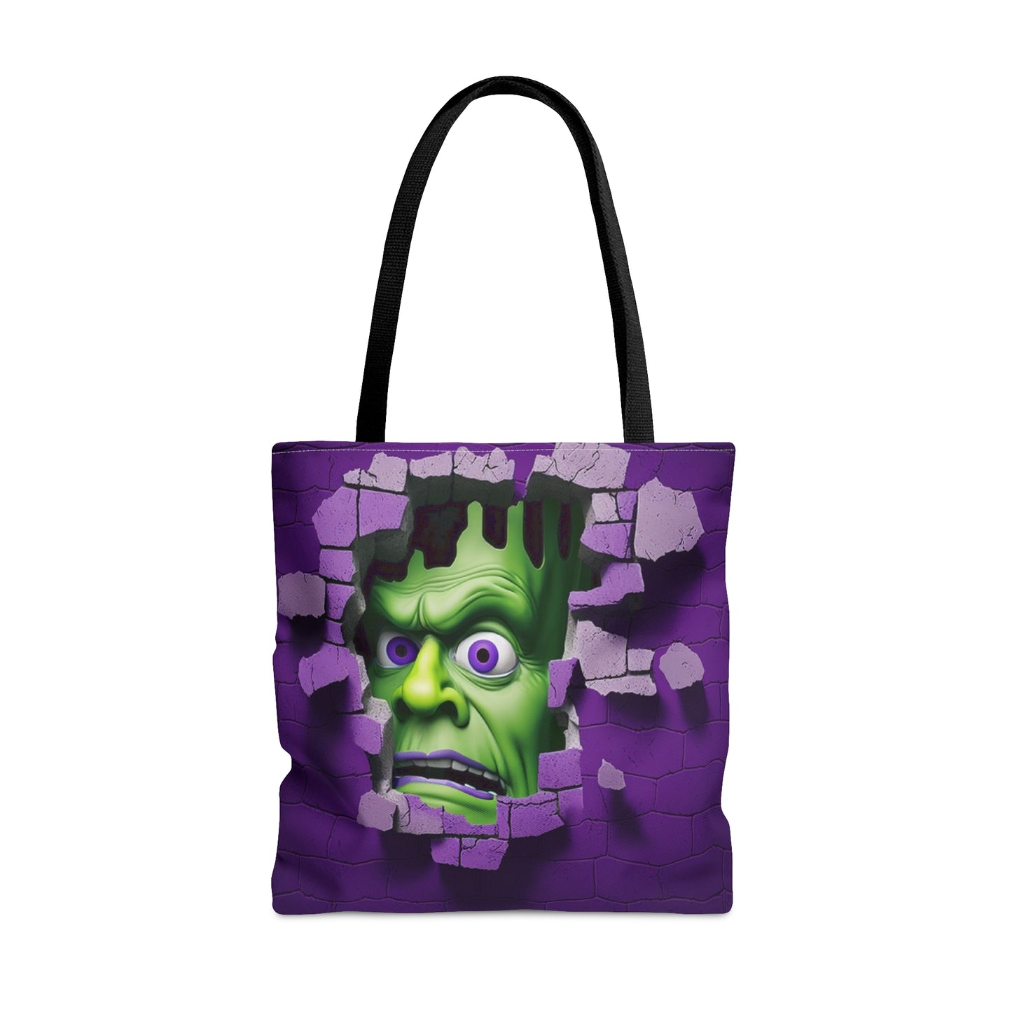 3D Hocus Pocus Spooky Season Halloween Tote Bag | 3D Frankenstein Design Purse | Trick or Treat Tote Bag