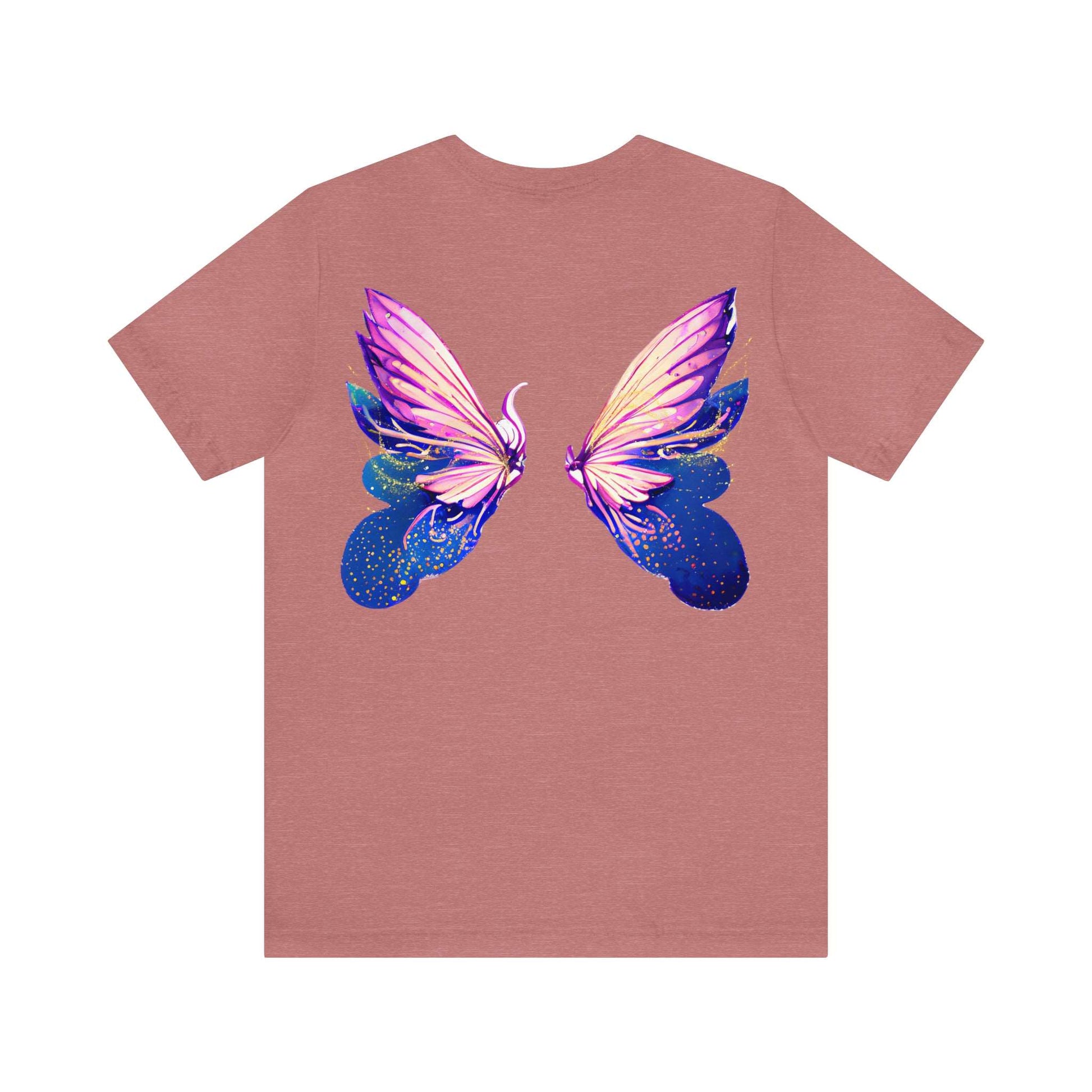 Beautiful Together Butterfly! -  Jersey T-Shirt | Front and Back Printed Tee - Brand63