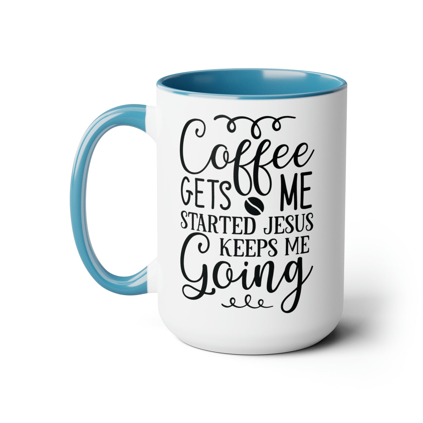 Coffee & Jesus Coffee Mug, 15oz