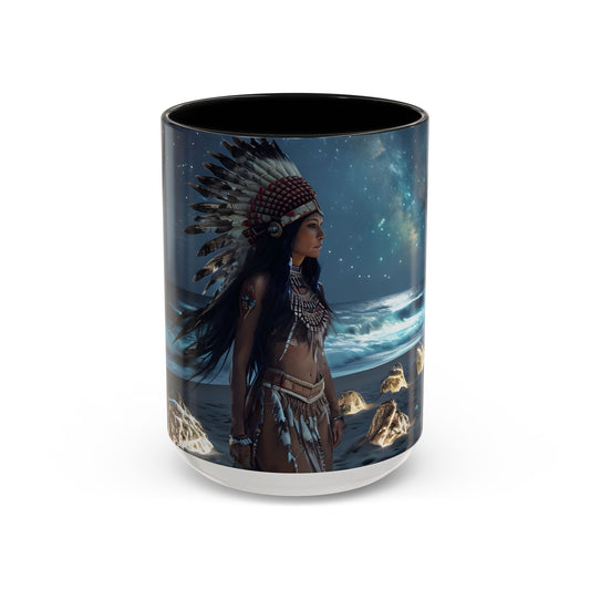 Bohemian Native American Dreamscape Accent Coffee Mug