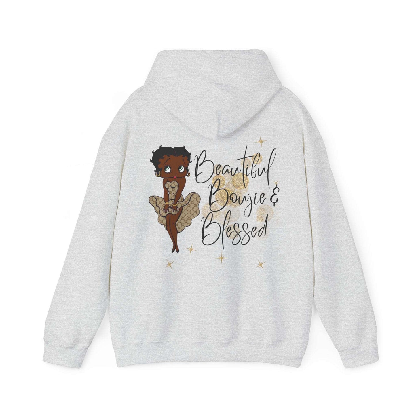 Brand63, African American Betty-Boop Hoodie, Celebrate Black History, culture Pride, Boujie Hoodie, Beautiful Black People. Blessed Black People, Apparel for Black People, Apparel for African Americans, free shipping, fast shipping