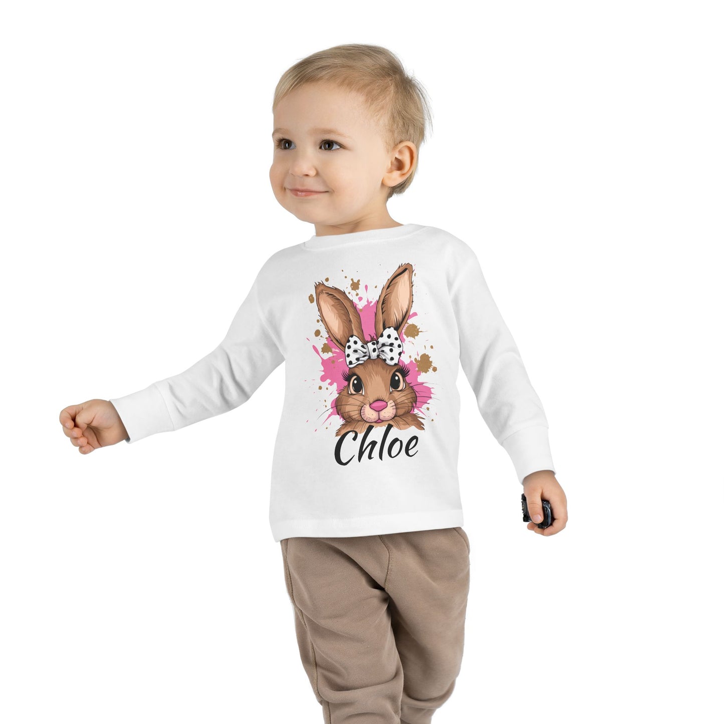 Personalized Easter Bunny Toddler Tee