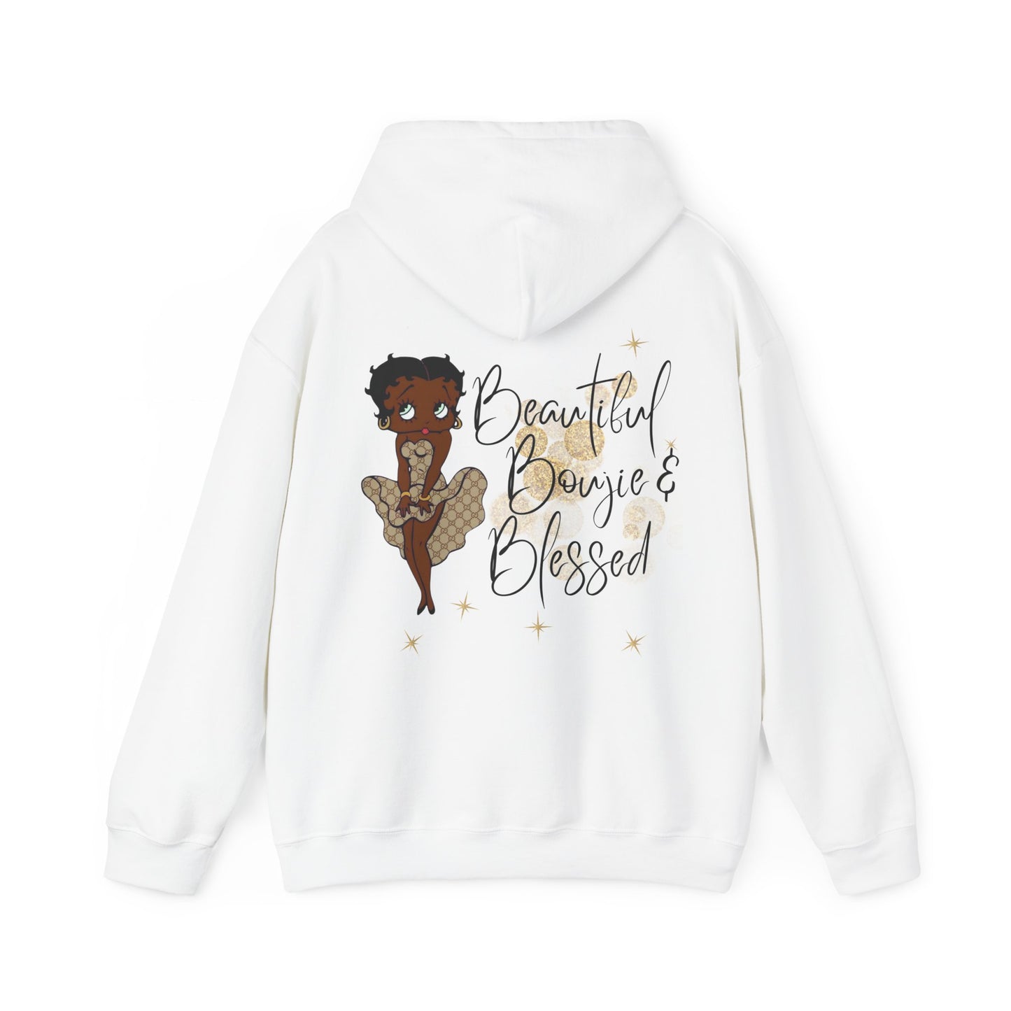 Brand63, African American Betty-Boop Hoodie, Celebrate Black History, culture Pride, Boujie Hoodie, Beautiful Black People. Blessed Black People, Apparel for Black People, Apparel for African Americans, free shipping, fast shipping