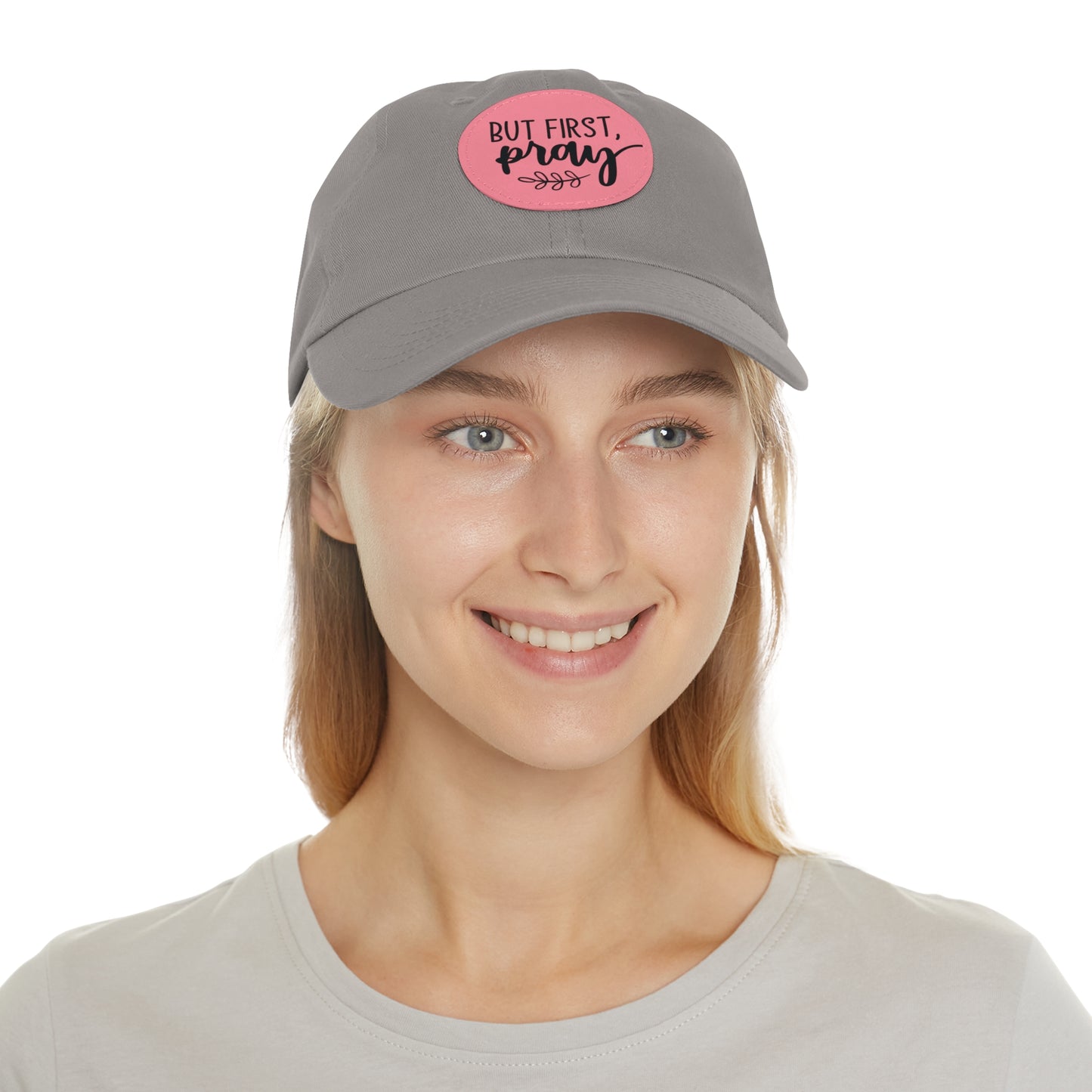 Faith-Based Leather Patch Baseball Cap | Prayer Hat