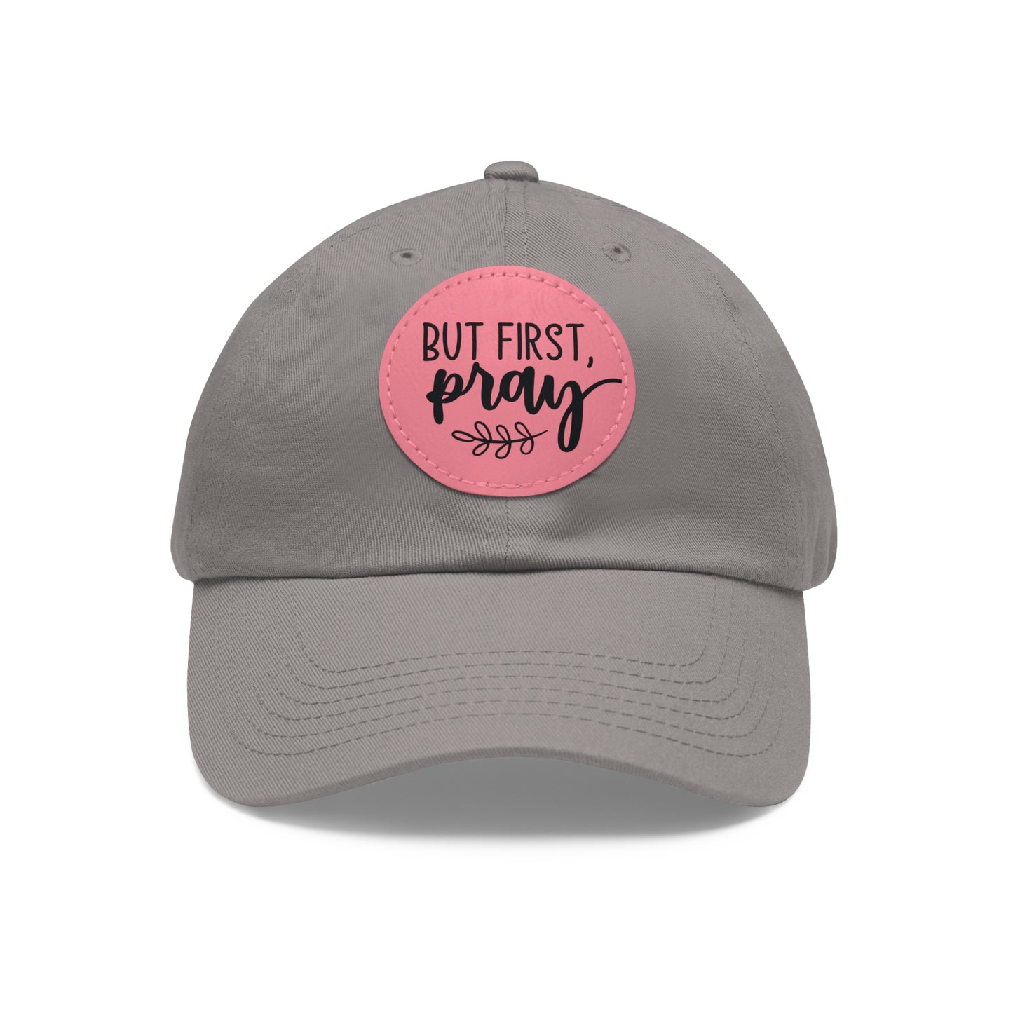 Faith-Based Leather Patch Baseball Cap | Prayer Hat