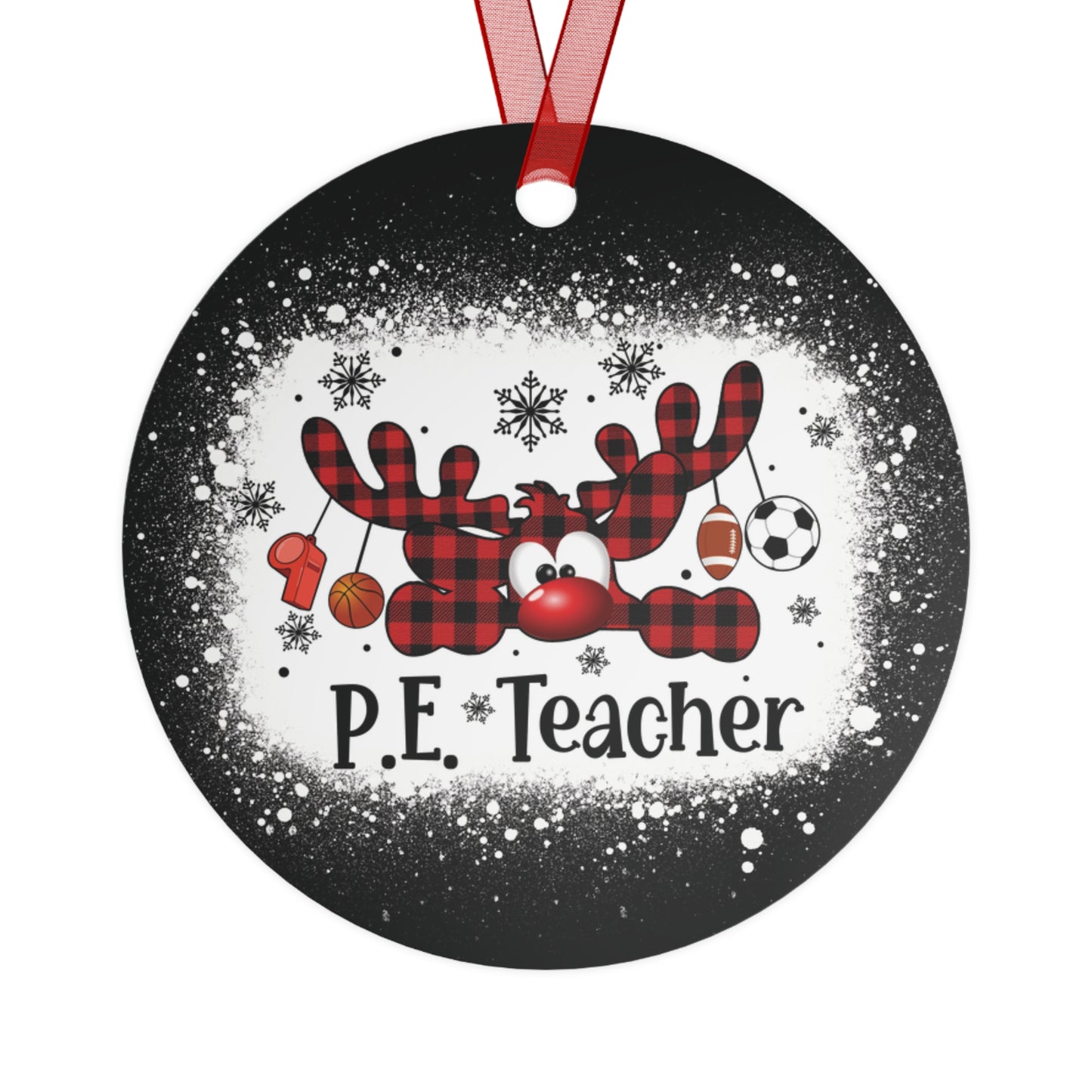 PE Teacher Deluxe Christmas  Ornament