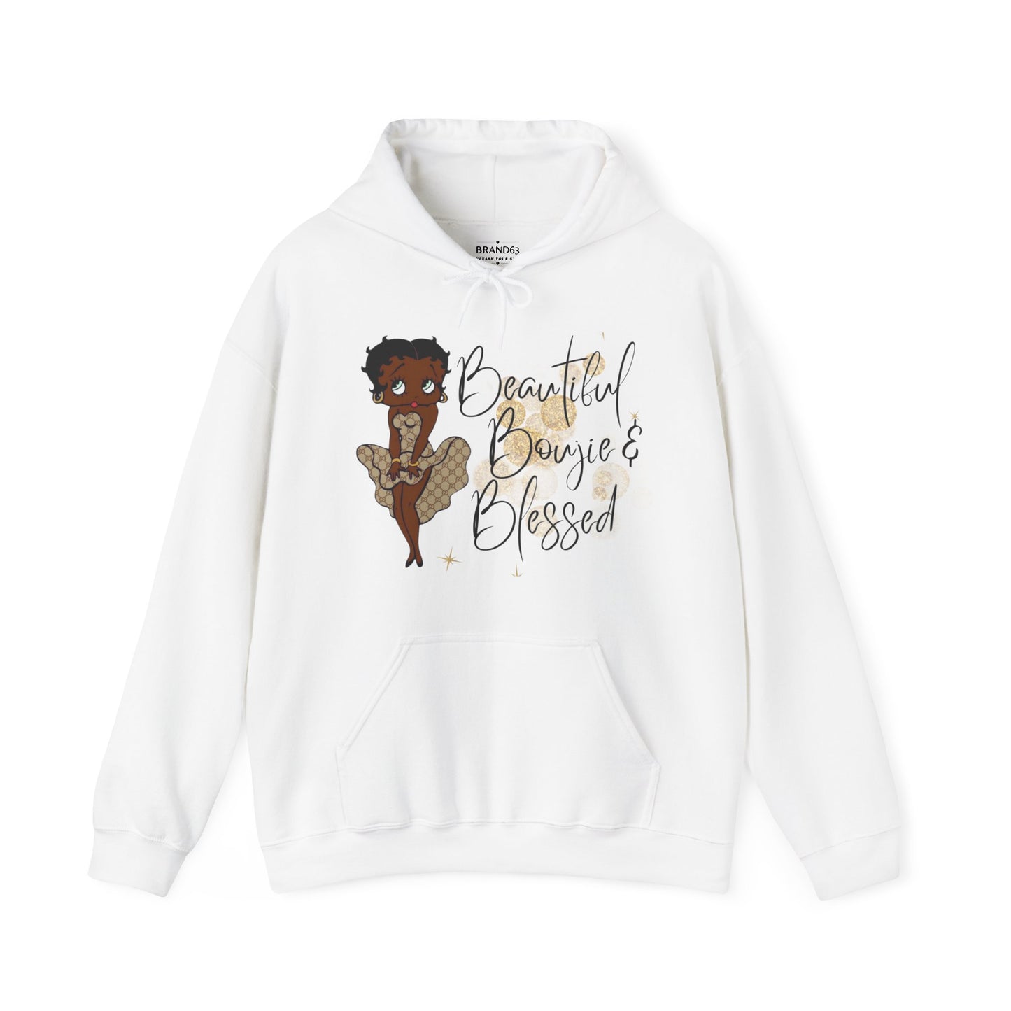 Brand63, African American Betty-Boop Hoodie, Celebrate Black History, culture Pride, Boujie Hoodie, Beautiful Black People. Blessed Black People, Apparel for Black People, Apparel for African Americans, free shipping, fast shipping