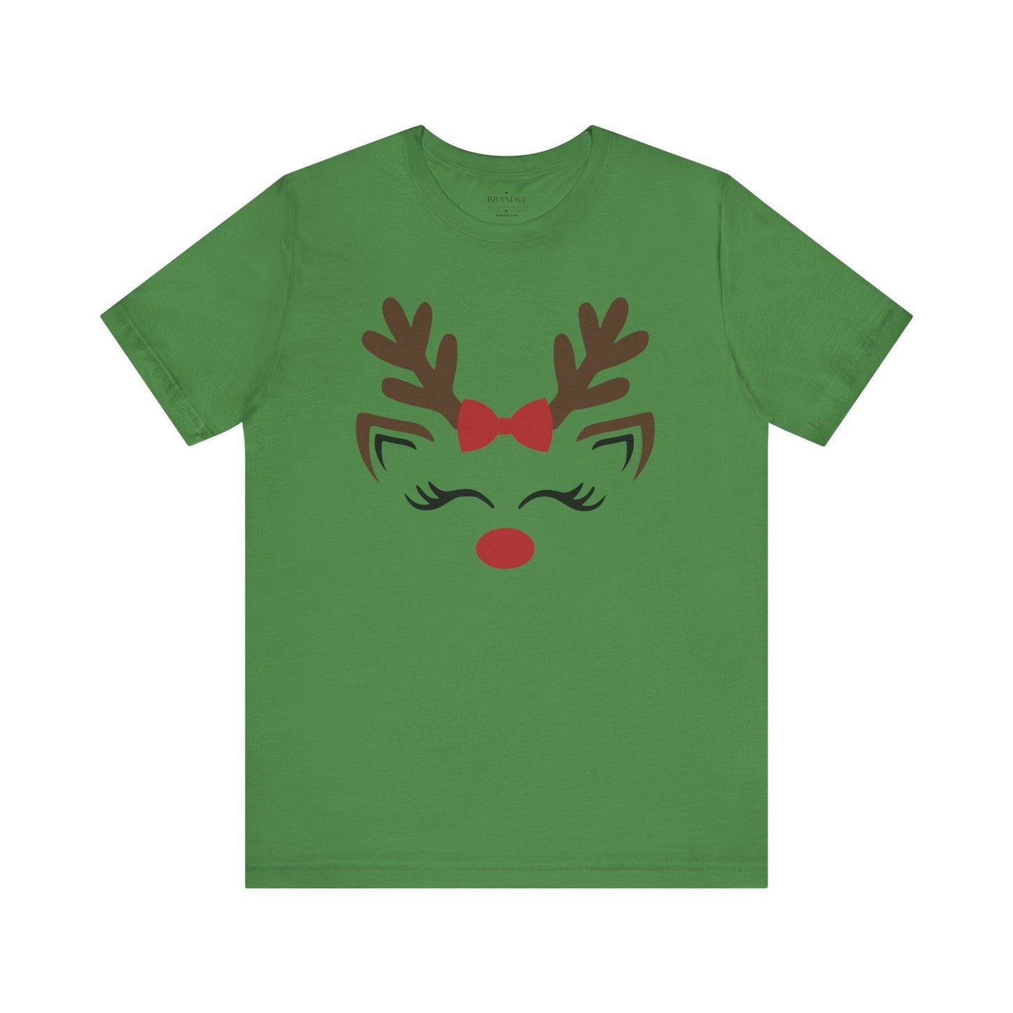 Christmas Red Nose Reindeer Jersey T-Shirt