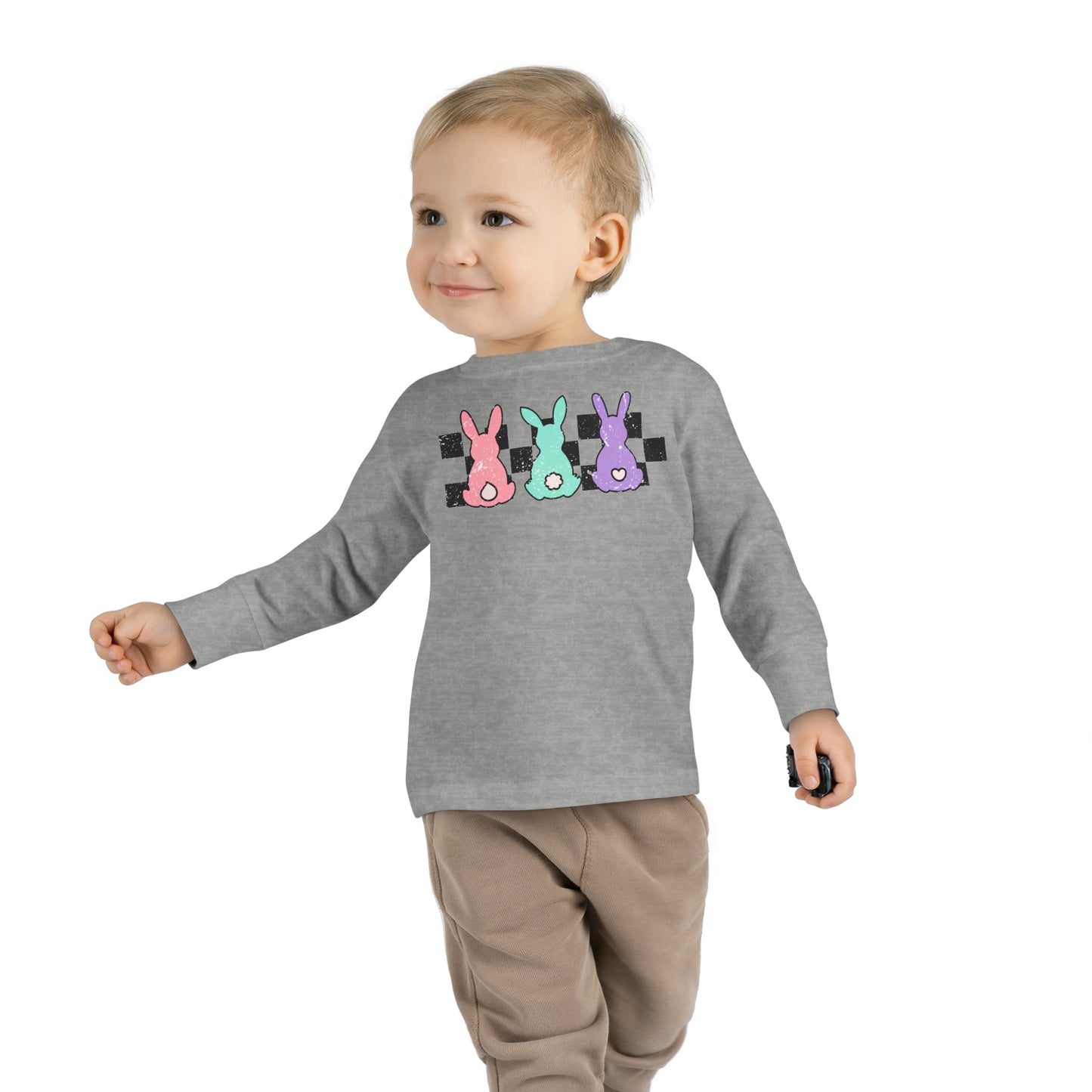 Shop our Toddler Easter Bunny Sweatshirt and shirt Sale. Comfortable Easter Egg Hunt Apparel.