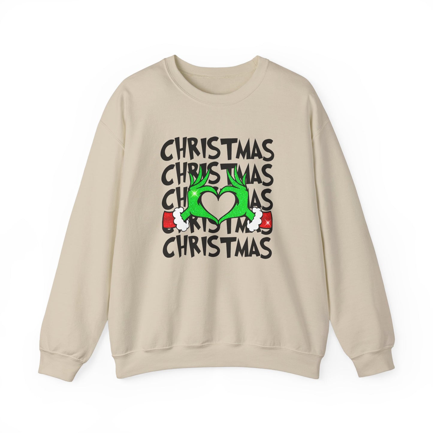 Grinchy Christmas Love Crewneck Sweatshirt