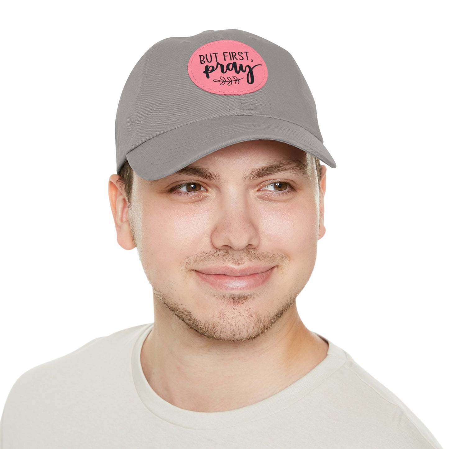 Faith-Based Leather Patch Baseball Cap | Prayer Hat