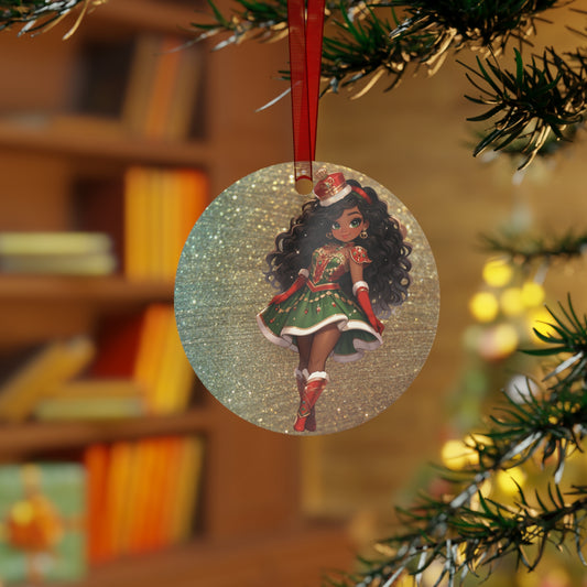 Exclusive Black Nutcracker Diva Ornament (Style 3)