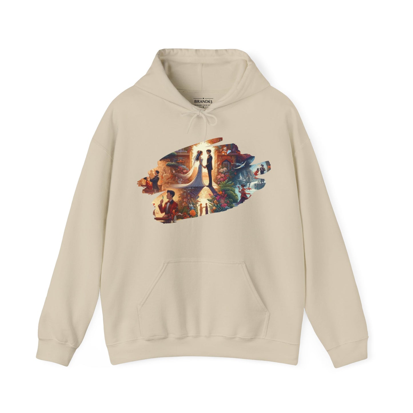 Mosaic Love Story Hoodie