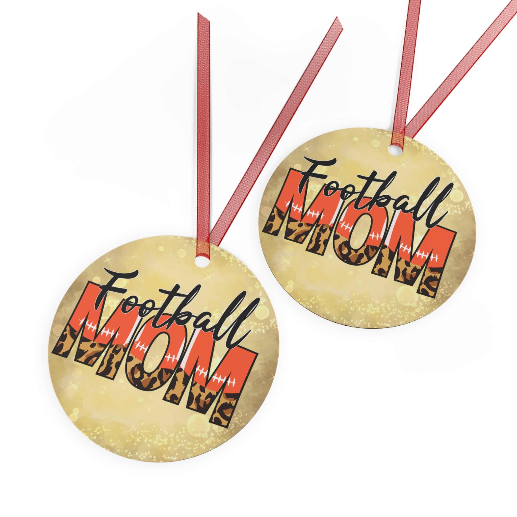 Football Mom Deluxe Christmas Ornament, Christmas Tree Decor, Gift For Mom, Holiday Decorations