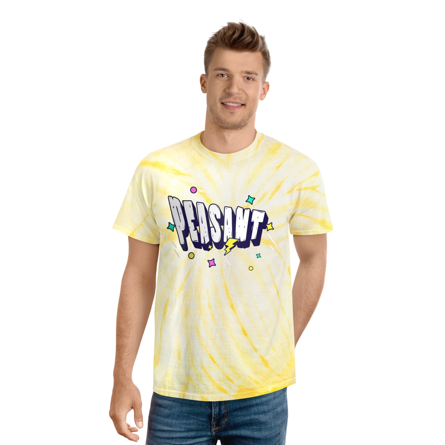 Peasant Sarcastic Funny Tie-Dye Tee, Cyclone Shirt