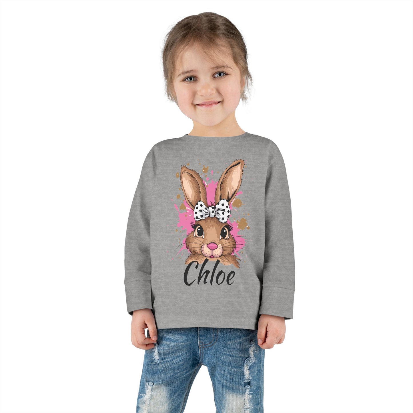 Personalized Easter Bunny Toddler Tee