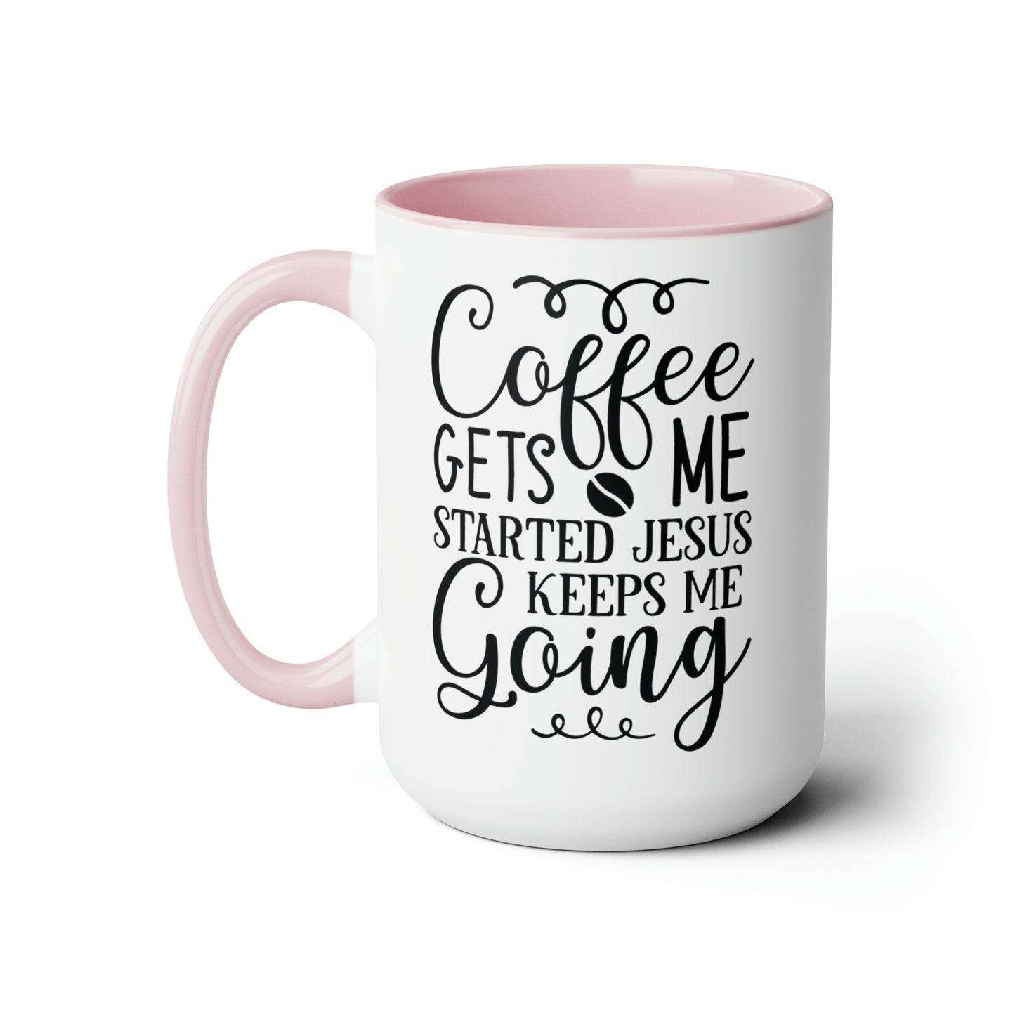 Coffee & Jesus Coffee Mug, 15oz