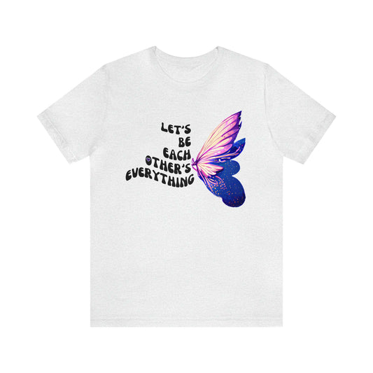 Beautiful Together Butterfly! -  Jersey T-Shirt | Front and Back Printed Tee, Brand63.com, Free Shipping, Custom T-shirts for men, women and kids, Love Butterfly, Love Shirt, Summer Shirt, Butterfly shirt.