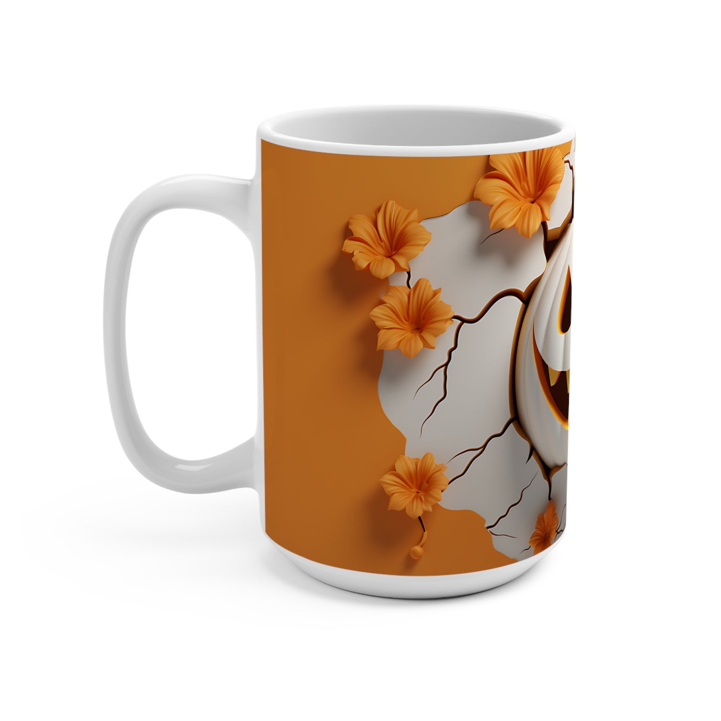 3D Hocus Pocus Spooky Season Halloween Pumpkin Big Coffee Mug