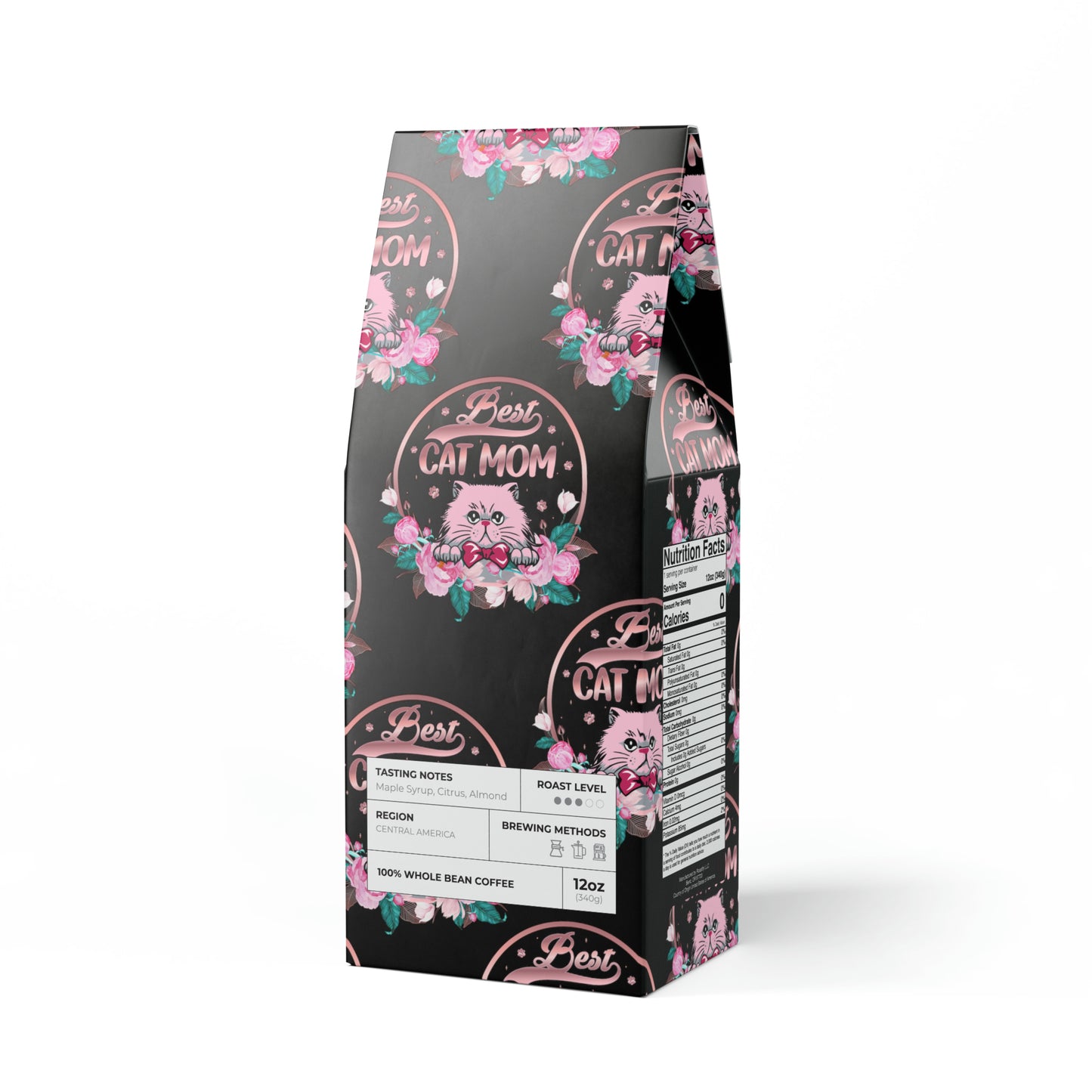 Discover the perfect Mother's Day gift for cat moms, with our Specialty Coffee in exclusive packaging. Savor the taste of chocolate almonds, maple, and citrus in our Broken Top Blend. Shop now for a heartwarming celebration. Cat Lovers, This coffee is for you!