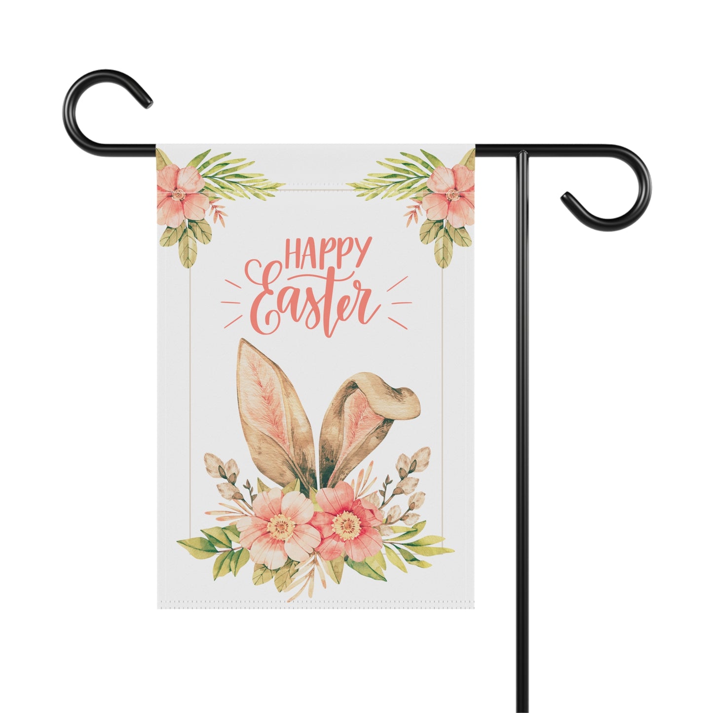 Easter Garden Banner - Happy Easter Floral Design