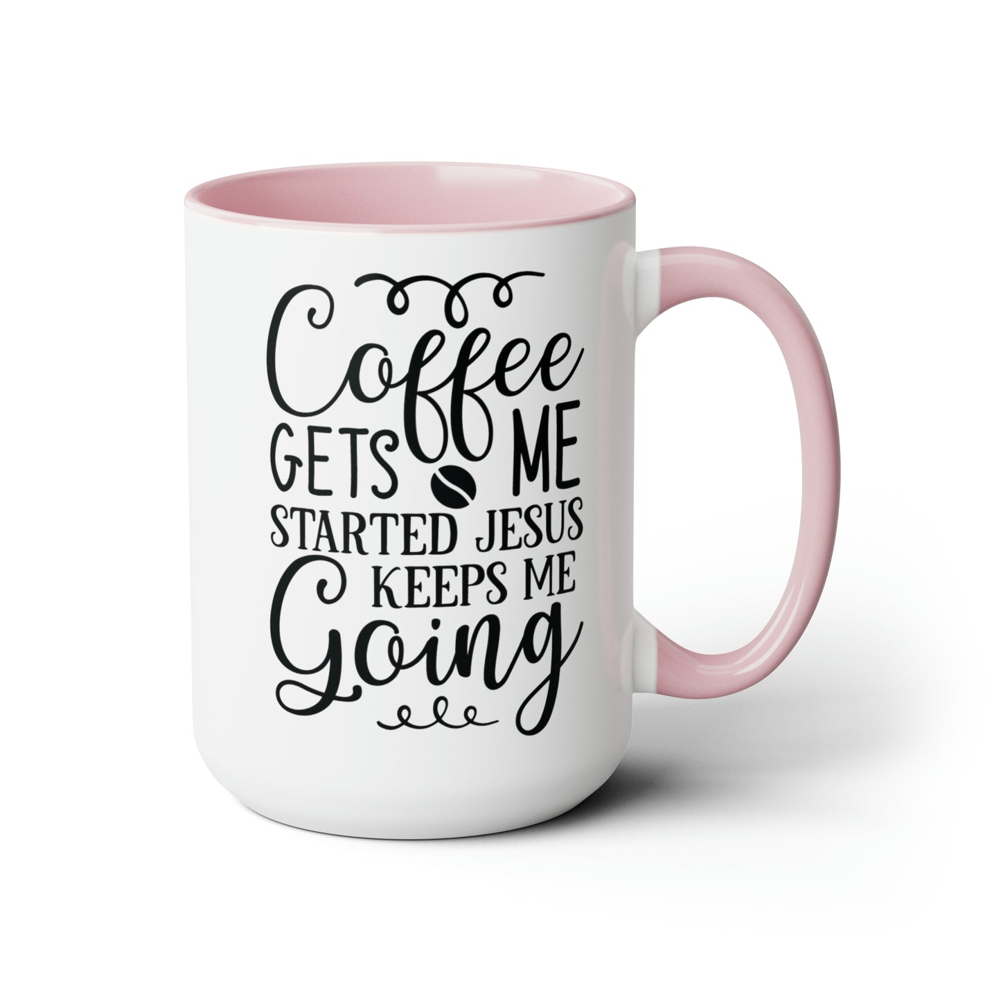 Coffee & Jesus Coffee Mug, 15oz