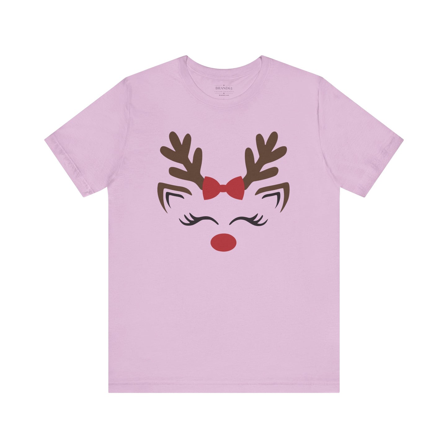 Christmas Red Nose Reindeer Jersey T-Shirt