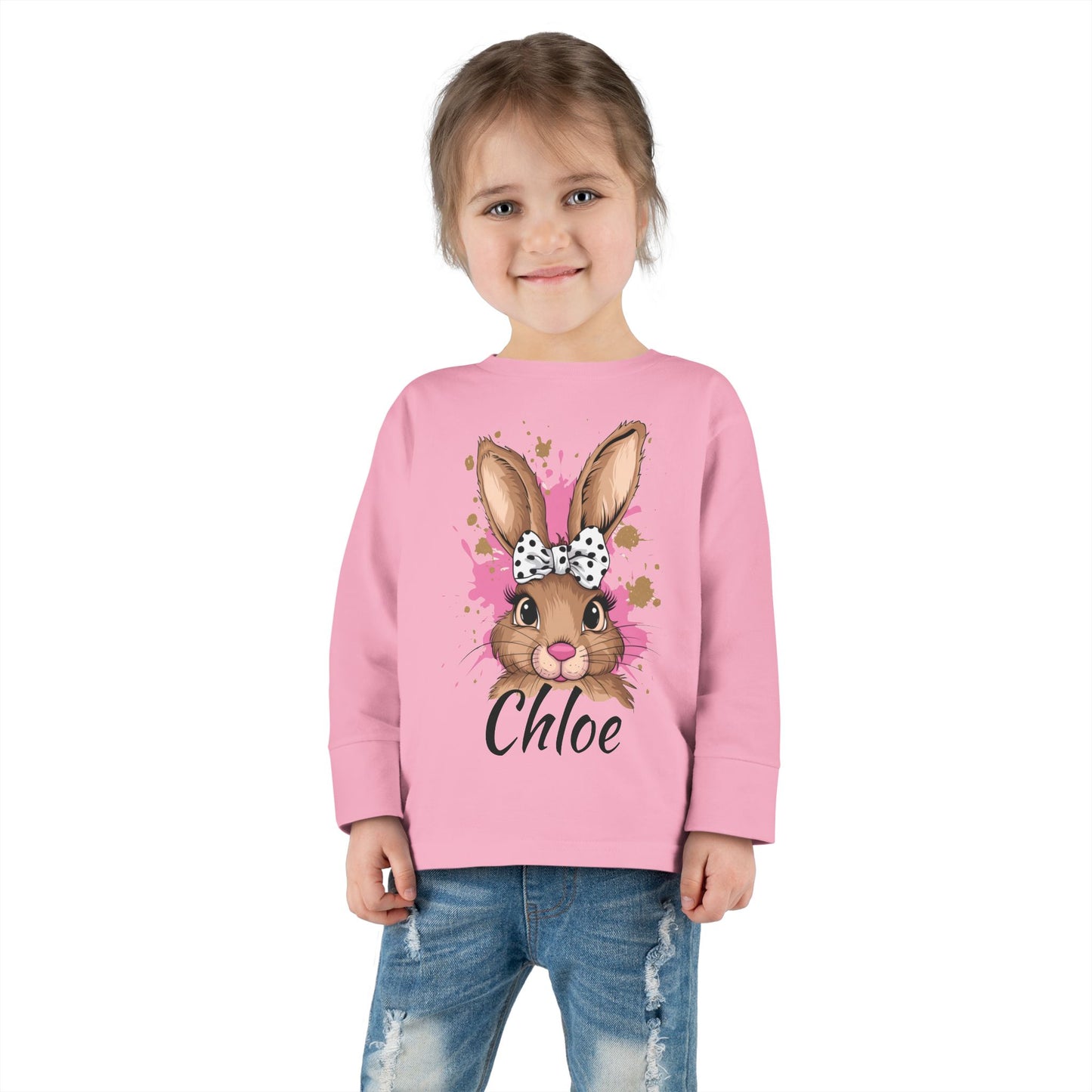 Personalized Easter Bunny Toddler Tee