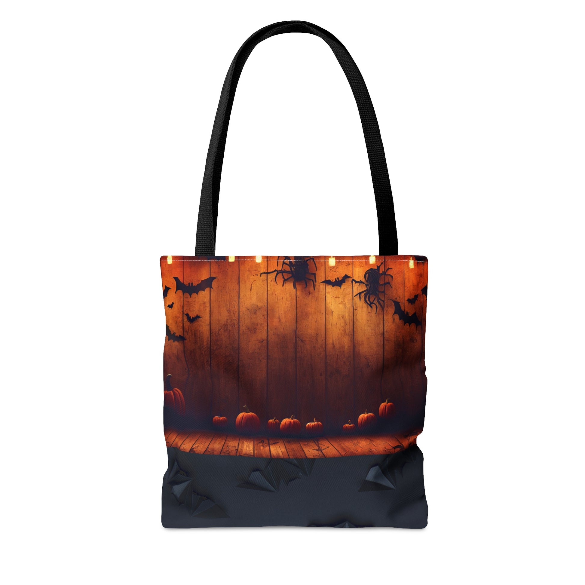 Hocus Pocus Spooky Season Halloween Tote Bag | Cute Pumpkin and Bat Design Purse | Trick or Treat Tote Bag