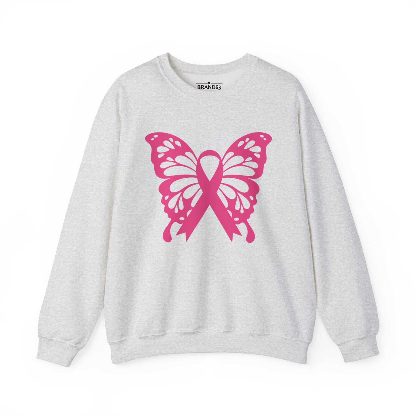 Breast Cancer Awareness Pink Ribbon Crewneck Sweatshirt