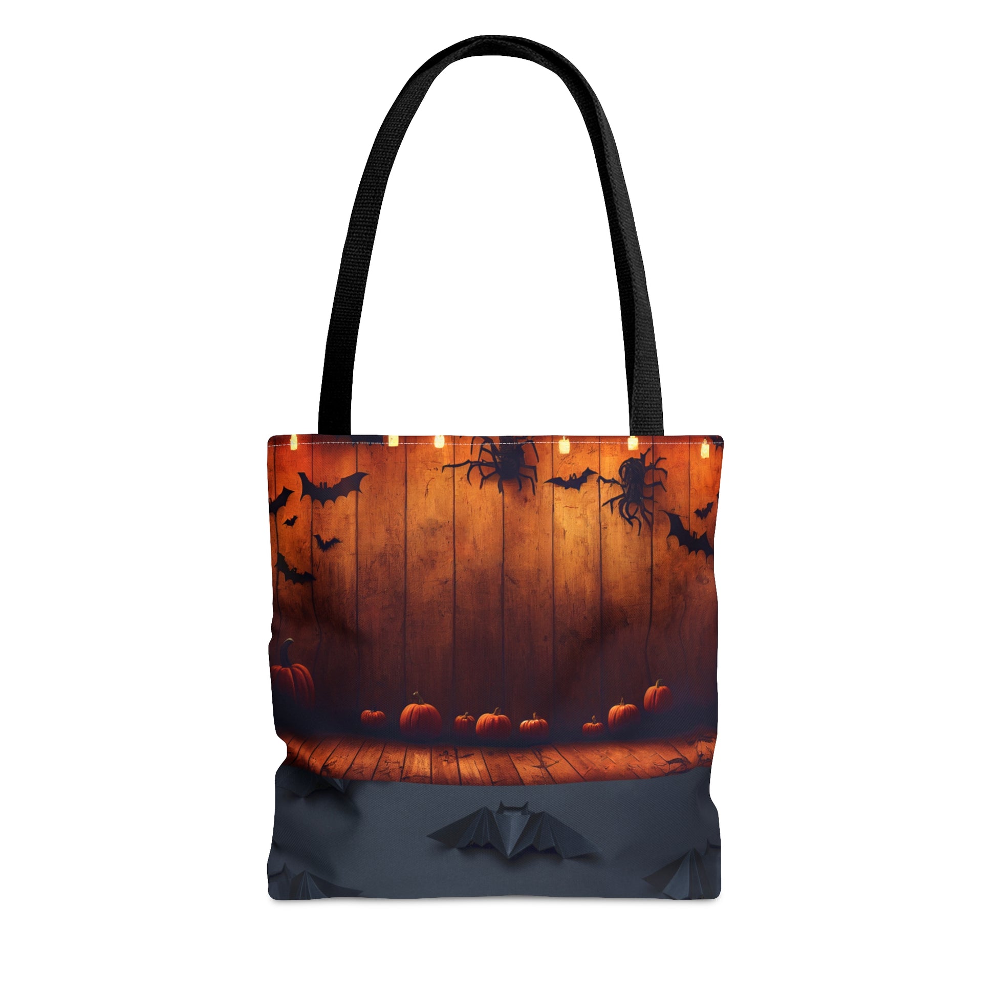 Hocus Pocus Spooky Season Halloween Tote Bag | Cute Pumpkin and Bat Design Purse | Trick or Treat Tote Bag