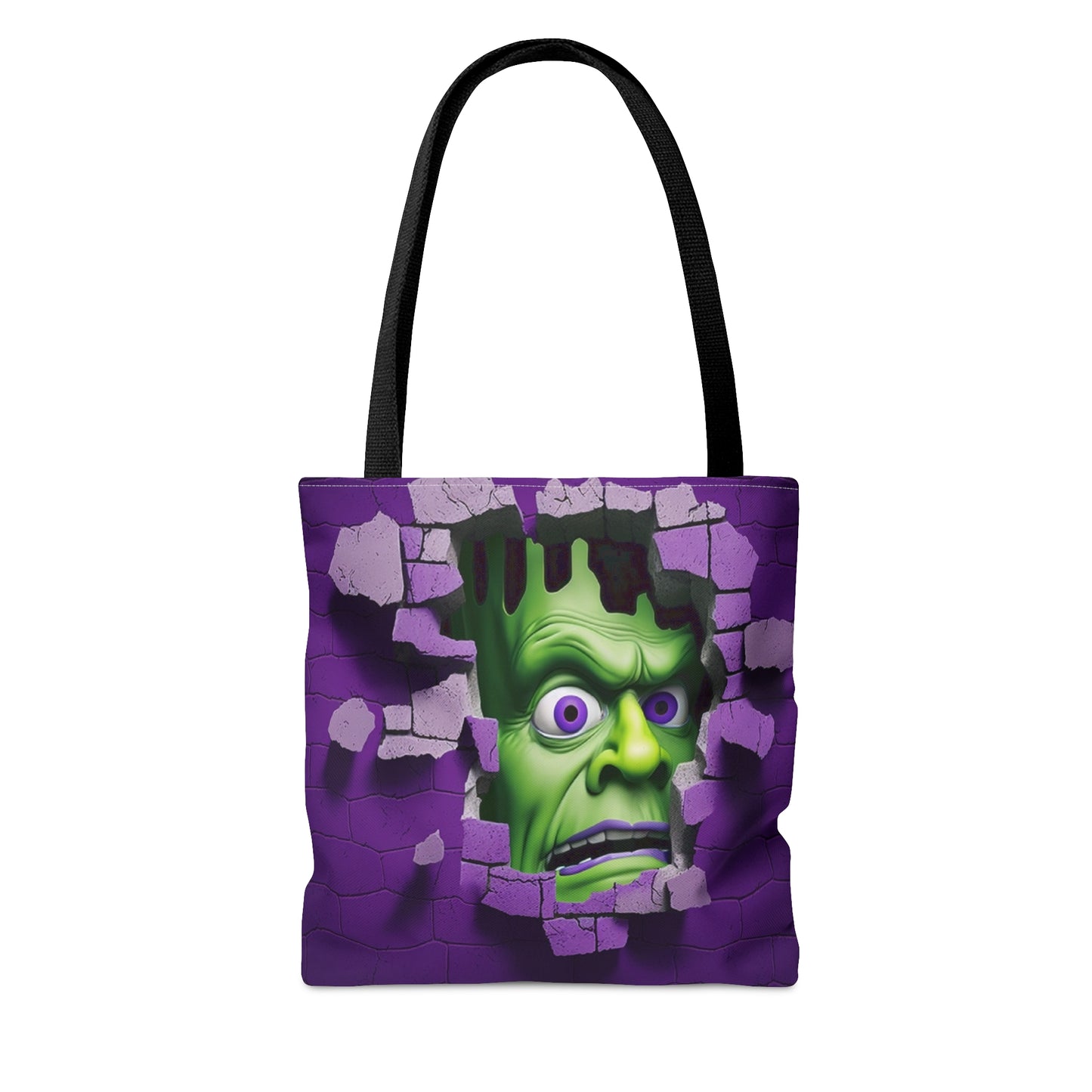 3D Hocus Pocus Spooky Season Halloween Tote Bag | 3D Frankenstein Design Purse | Trick or Treat Tote Bag