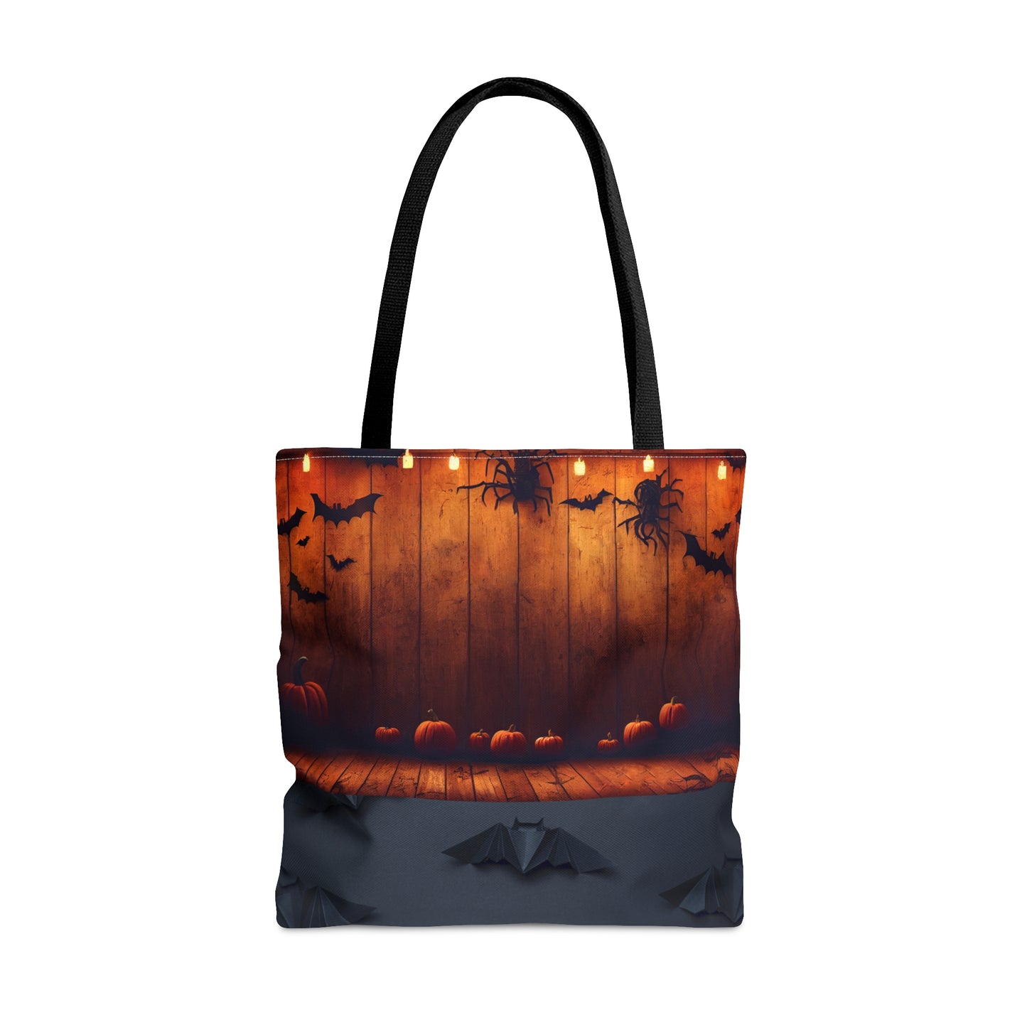 Hocus Pocus Spooky Season Halloween Tote Bag | Cute Pumpkin and Bat Design Purse | Trick or Treat Tote Bag