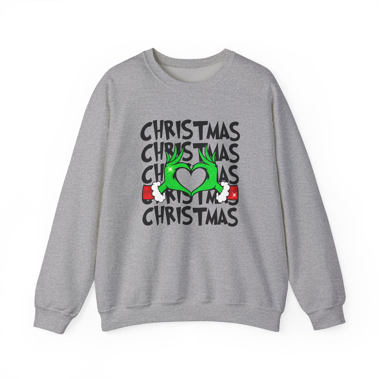 Grinchy Christmas Love Crewneck Sweatshirt