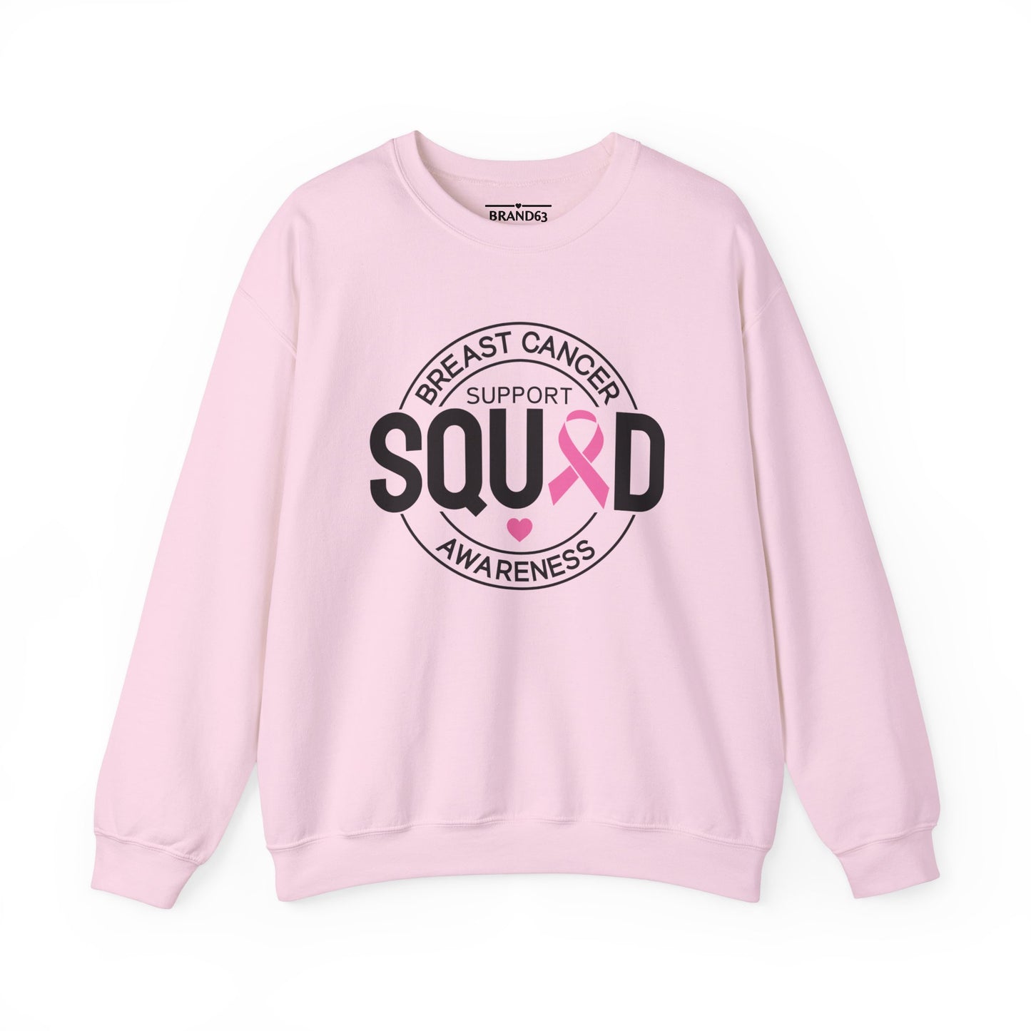 Breast Cancer Awareness Month Crewneck Sweatshirt | Support Squad Apparel