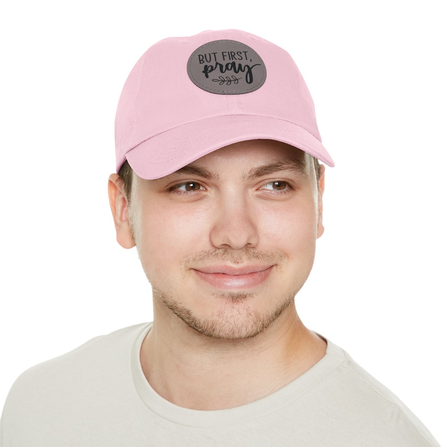 Faith-Based Leather Patch Baseball Cap | Prayer Hat