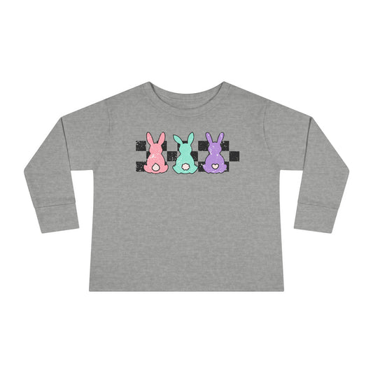 Shop our Toddler Easter Bunny Sweatshirt and shirt Sale. Comfortable Easter Egg Hunt Apparel.