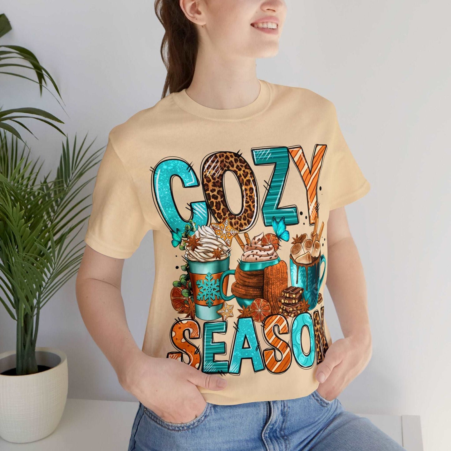 Cozy Weather TShirt, Personalize it! Relaxing Sceen Tee, Great Gift Idea, Gift For Him, Gift For Her, New Year Tee, Cozy Weather Shirt