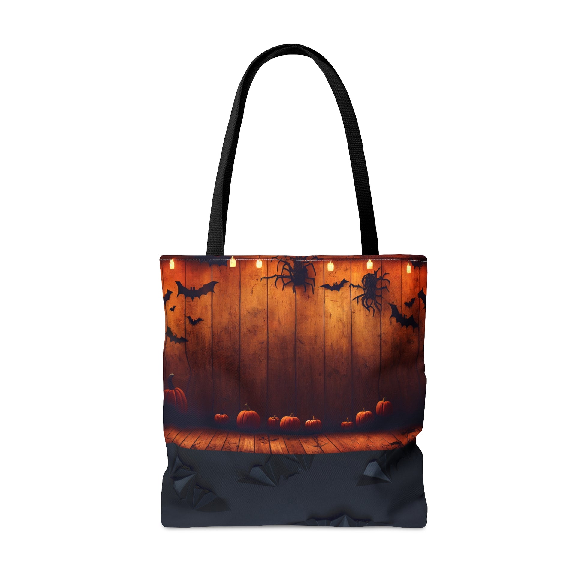 Hocus Pocus Spooky Season Halloween Tote Bag | Cute Pumpkin and Bat Design Purse | Trick or Treat Tote Bag