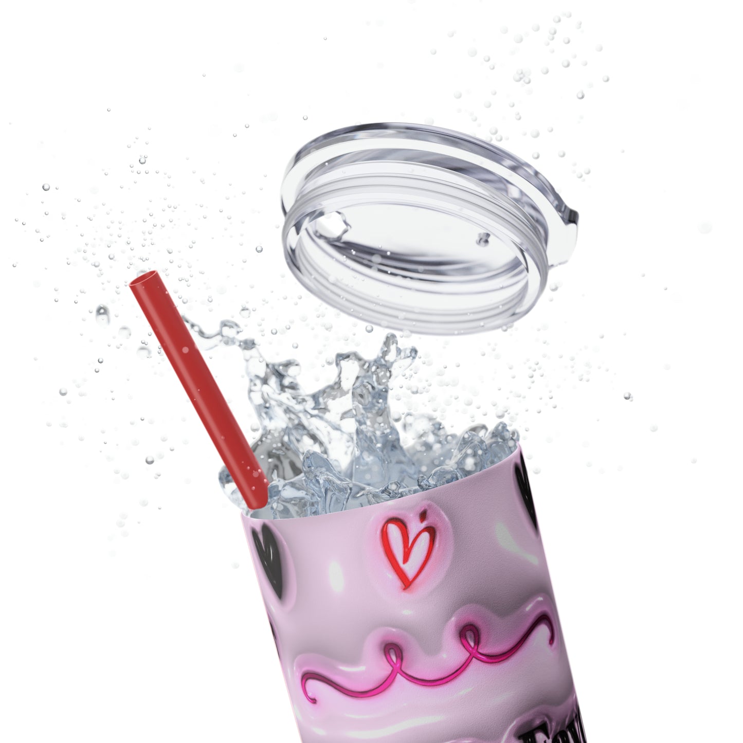 Valentine's Day Dirty Thoughts Skinny Tumbler