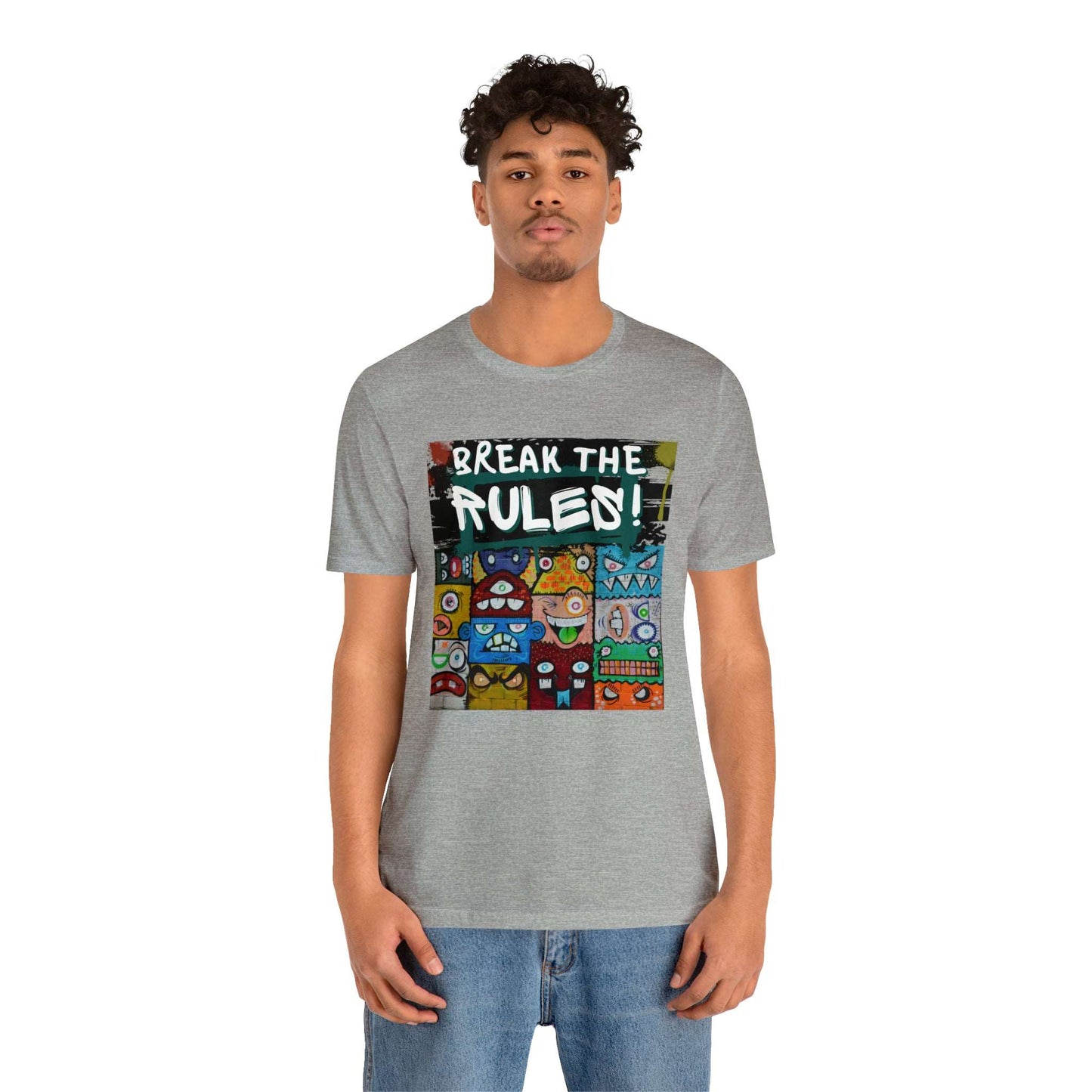 Break The Rules! -  Jersey T-Shirt - Brand63