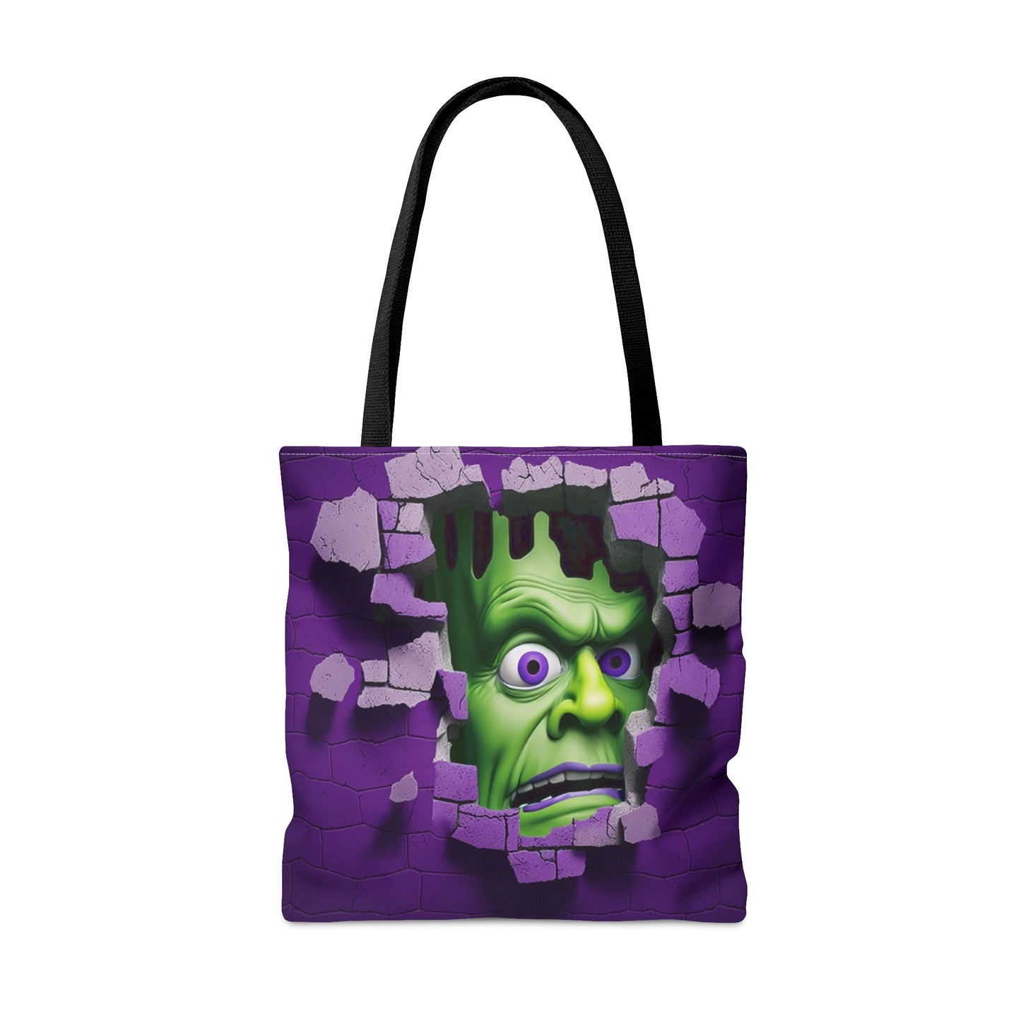 3D Hocus Pocus Spooky Season Halloween Tote Bag | 3D Frankenstein Design Purse | Trick or Treat Tote Bag