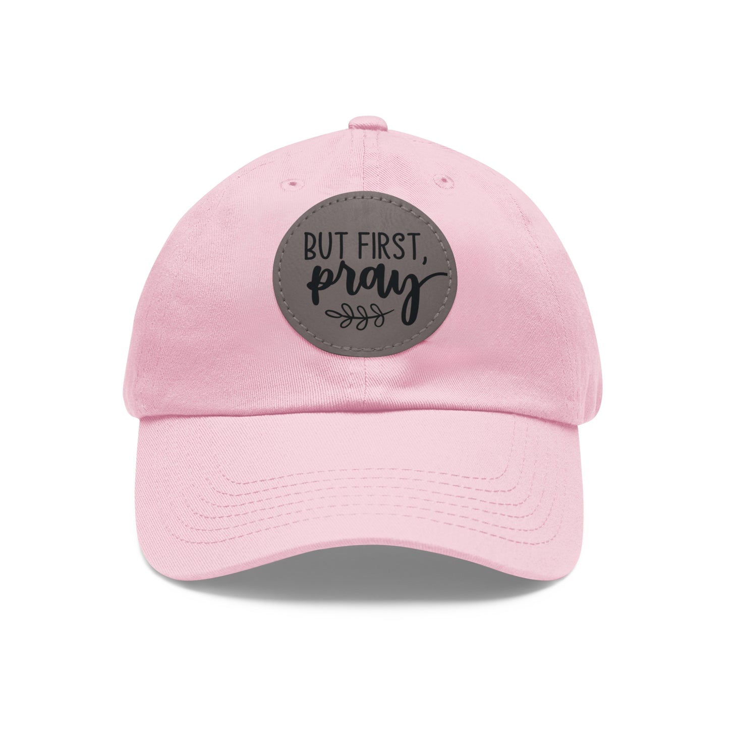 Faith-Based Leather Patch Baseball Cap | Prayer Hat