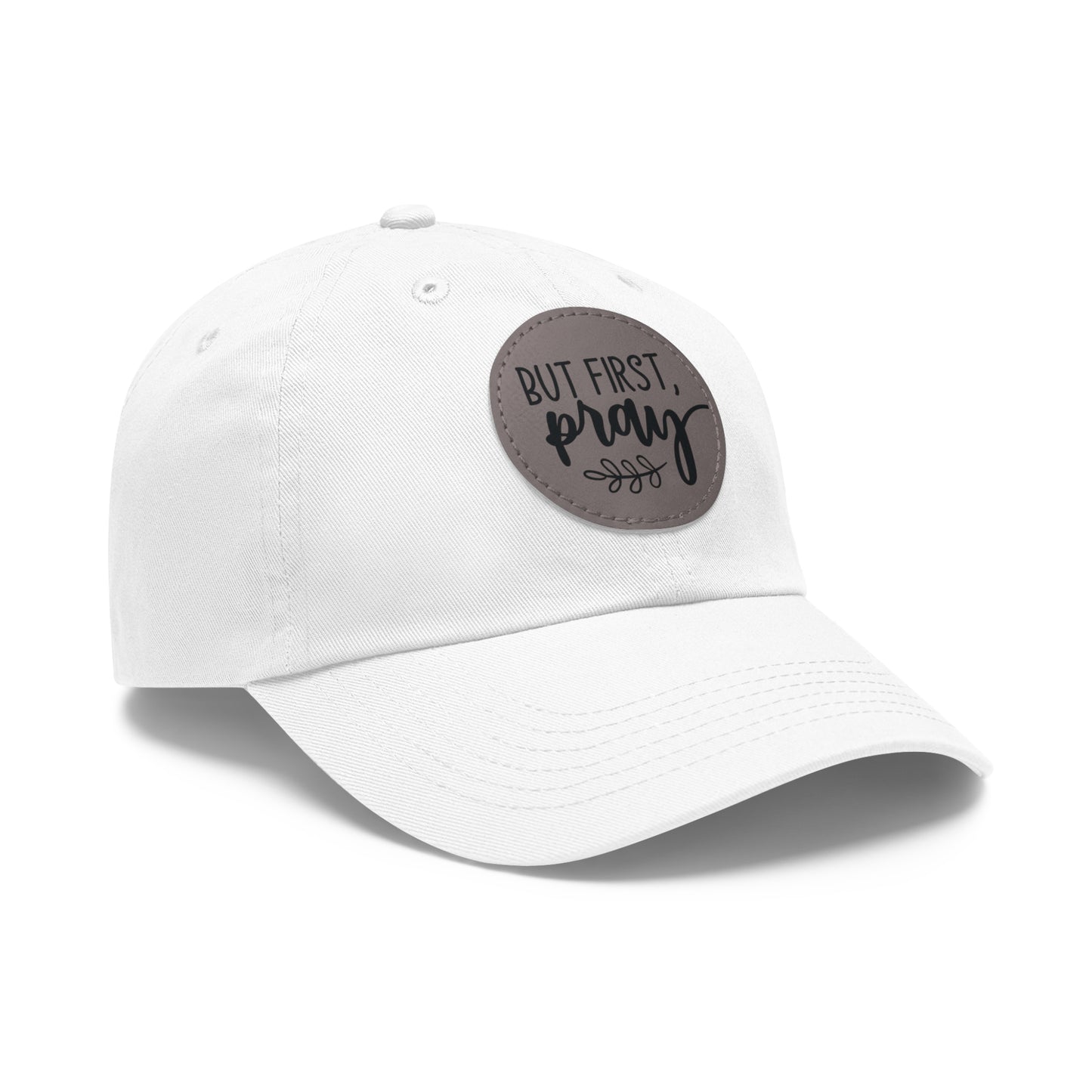 Faith-Based Leather Patch Baseball Cap | Prayer Hat