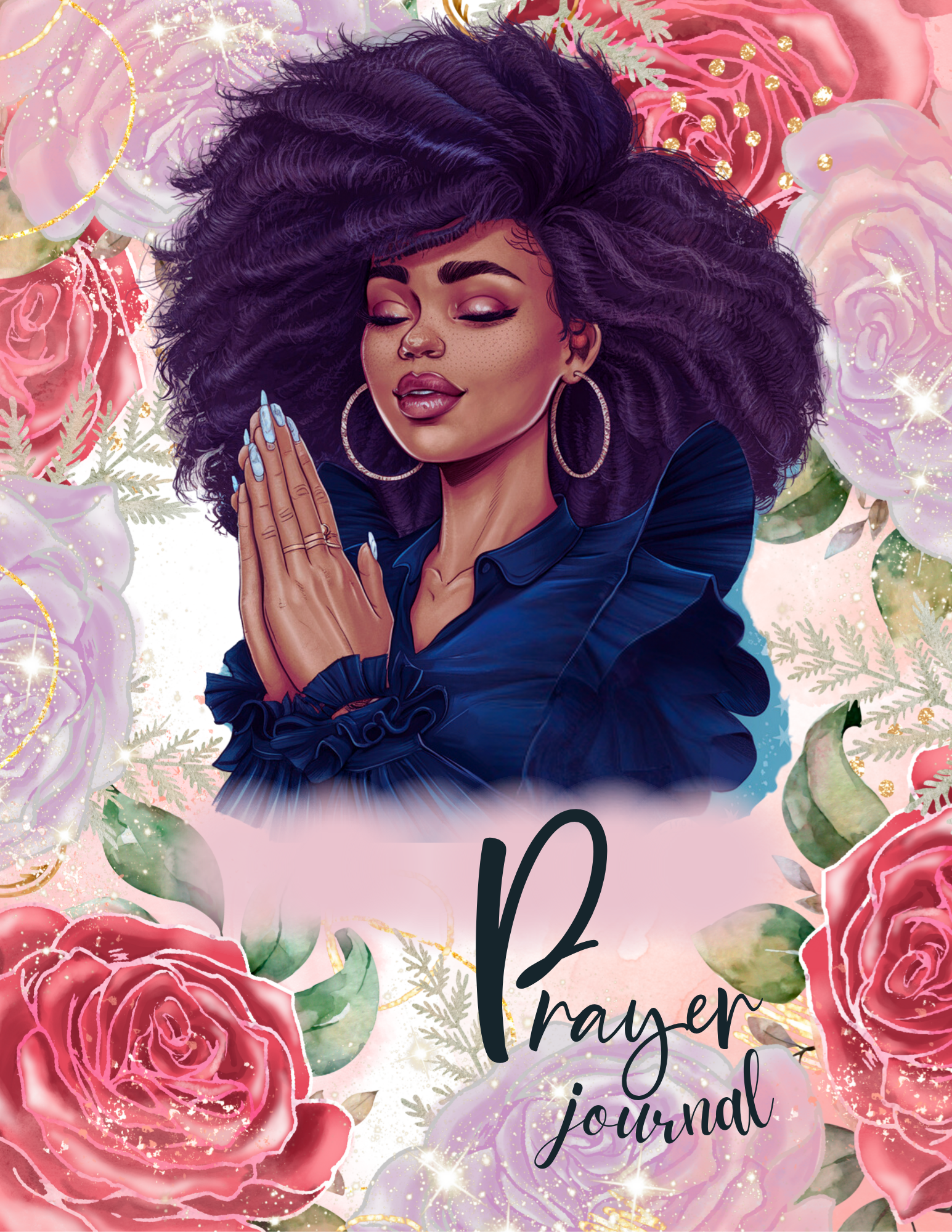 Prayer Journal for Black Women, Instant Download Praise & Worship Book, Black History