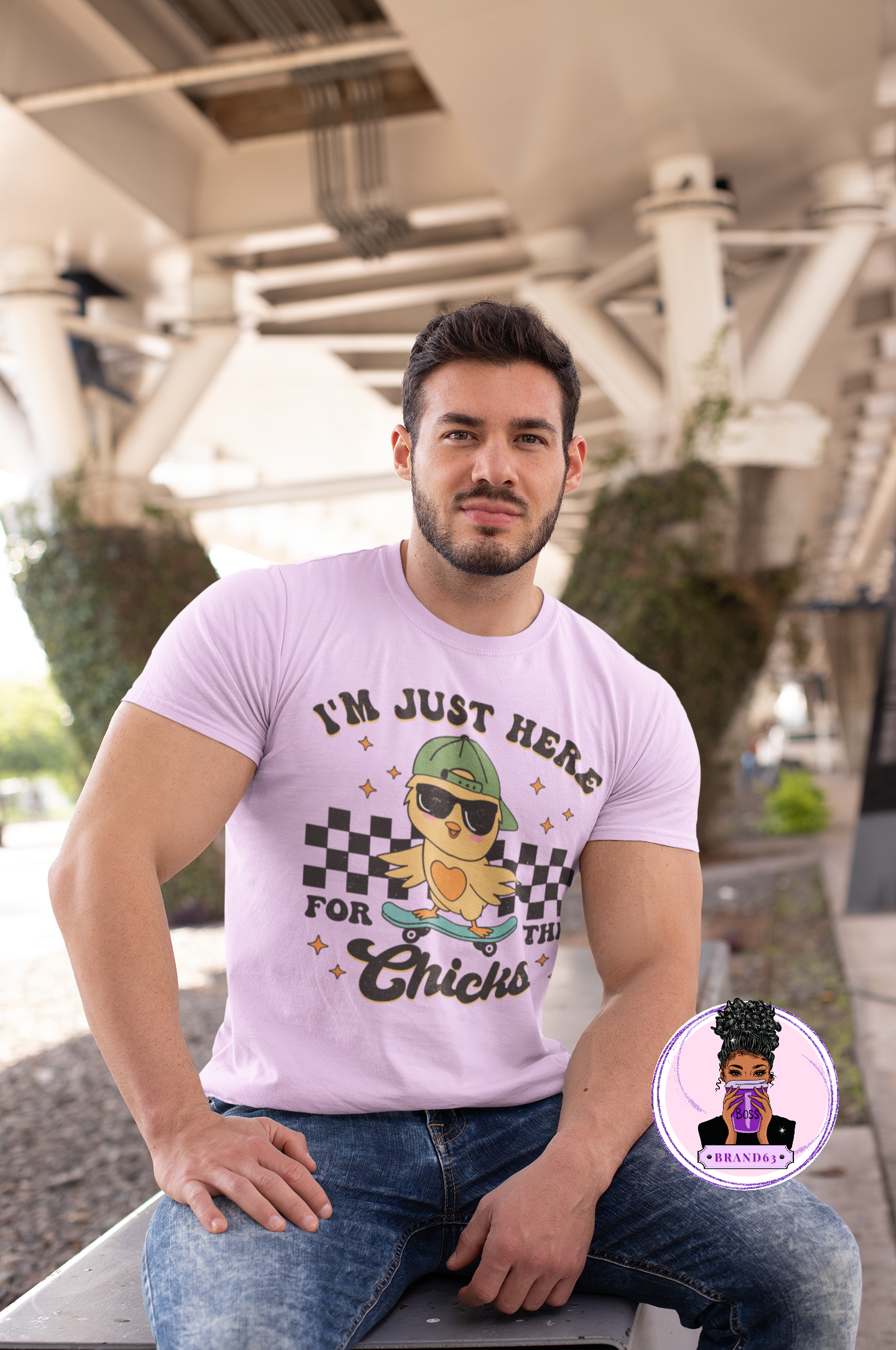 Chick Magnet Men's T-Shirt. Brand63-chick-magnet-tshirt-man-shirt-spring-break-summer-tee-free-shipping. Muscle man. Free Shipping. 