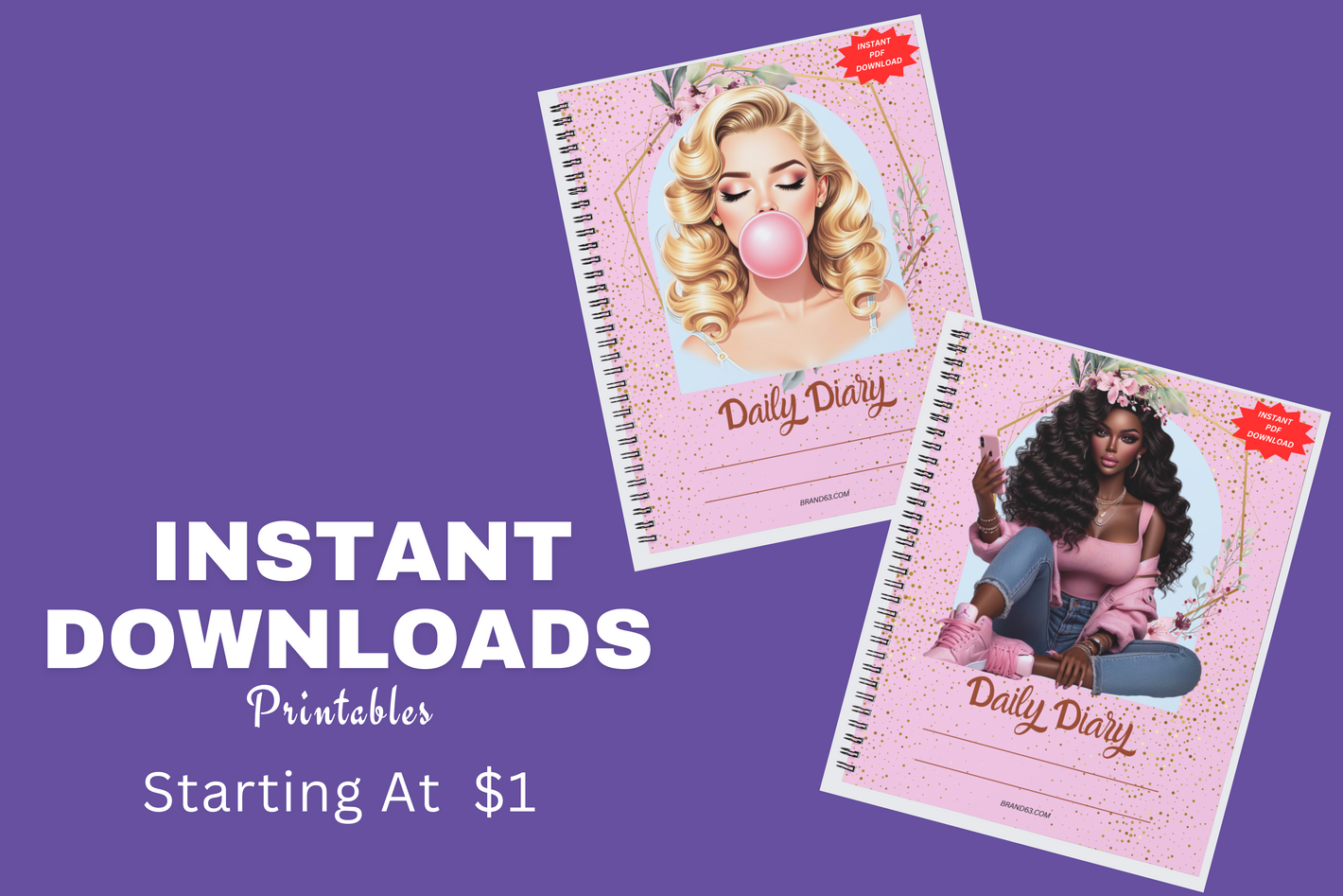 shop a wide variety of Instant downloads printables, starting at just $1