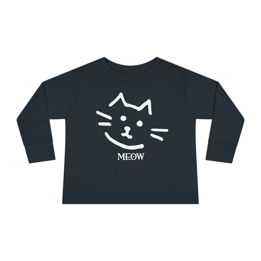 Adorable Cat Designed Long Sleeve Shirts. Rabbit Skins Brand